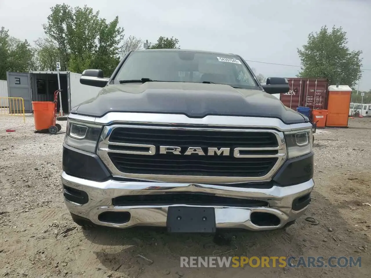 5 Photograph of a damaged car 1C6SRFFT8KN566357 RAM 1500 2019