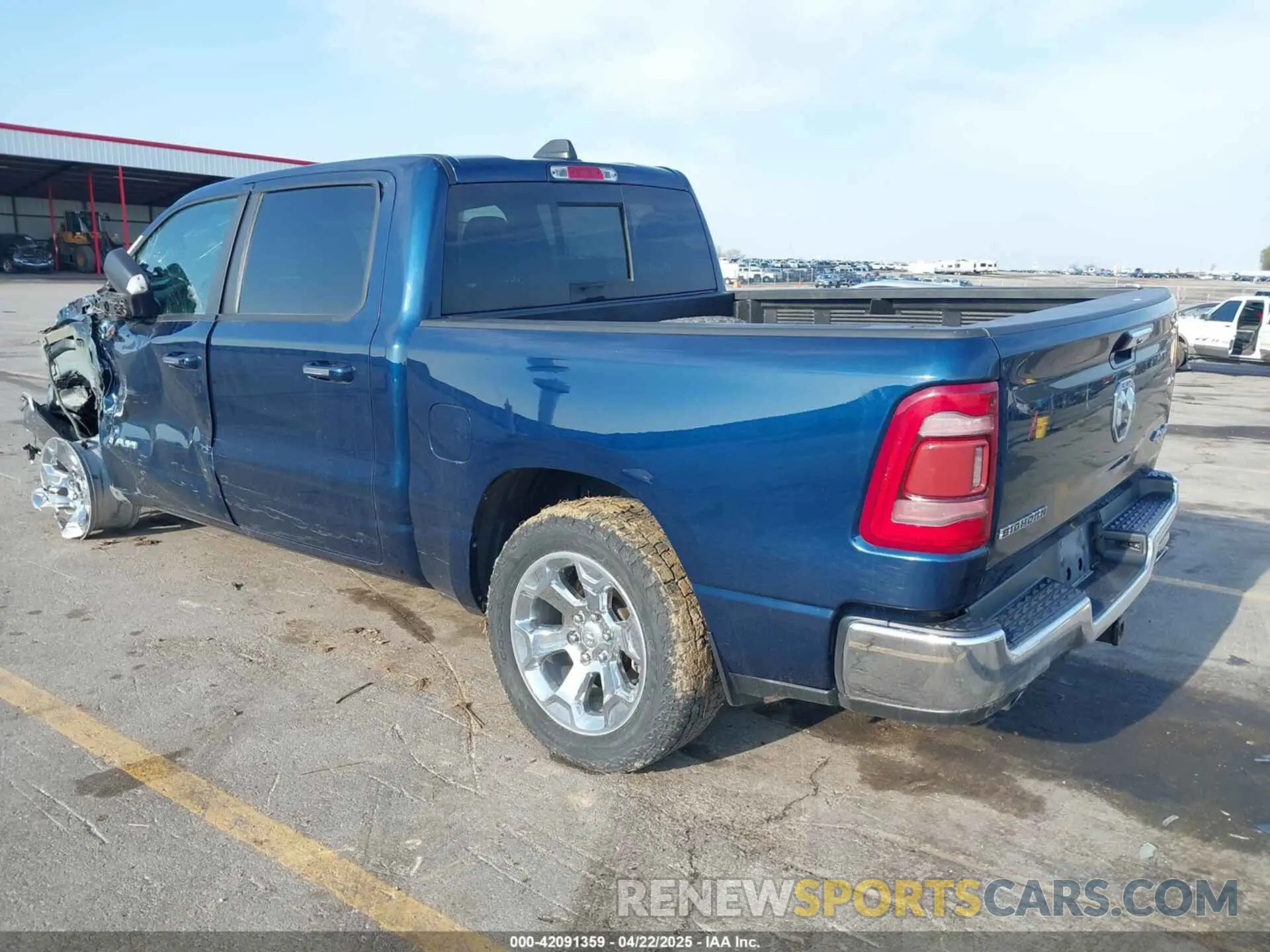 3 Photograph of a damaged car 1C6SRFFT8KN640392 RAM 1500 2019