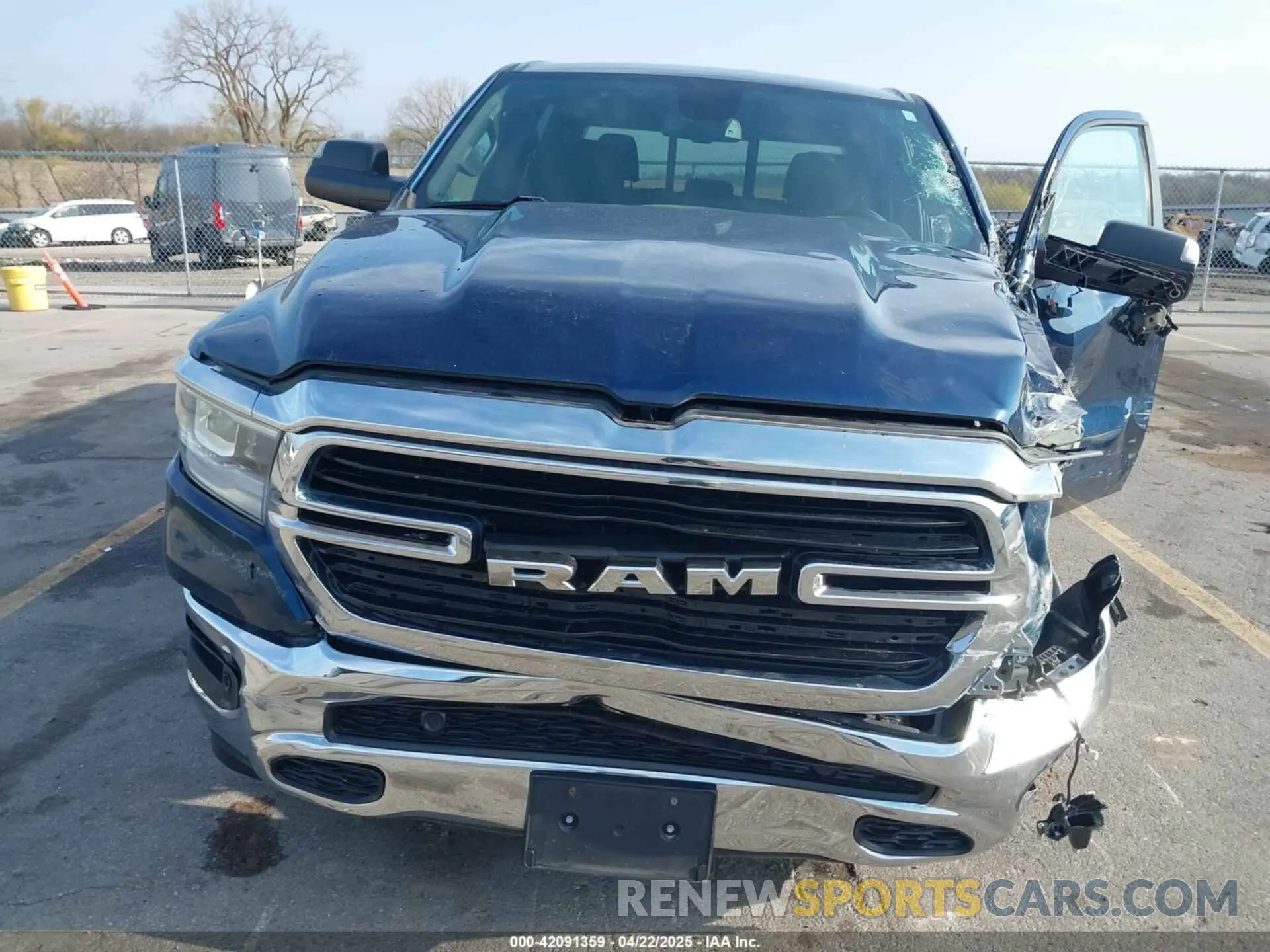 6 Photograph of a damaged car 1C6SRFFT8KN640392 RAM 1500 2019