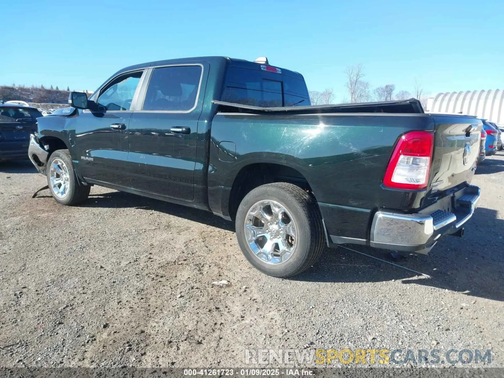3 Photograph of a damaged car 1C6SRFFT8KN659895 RAM 1500 2019