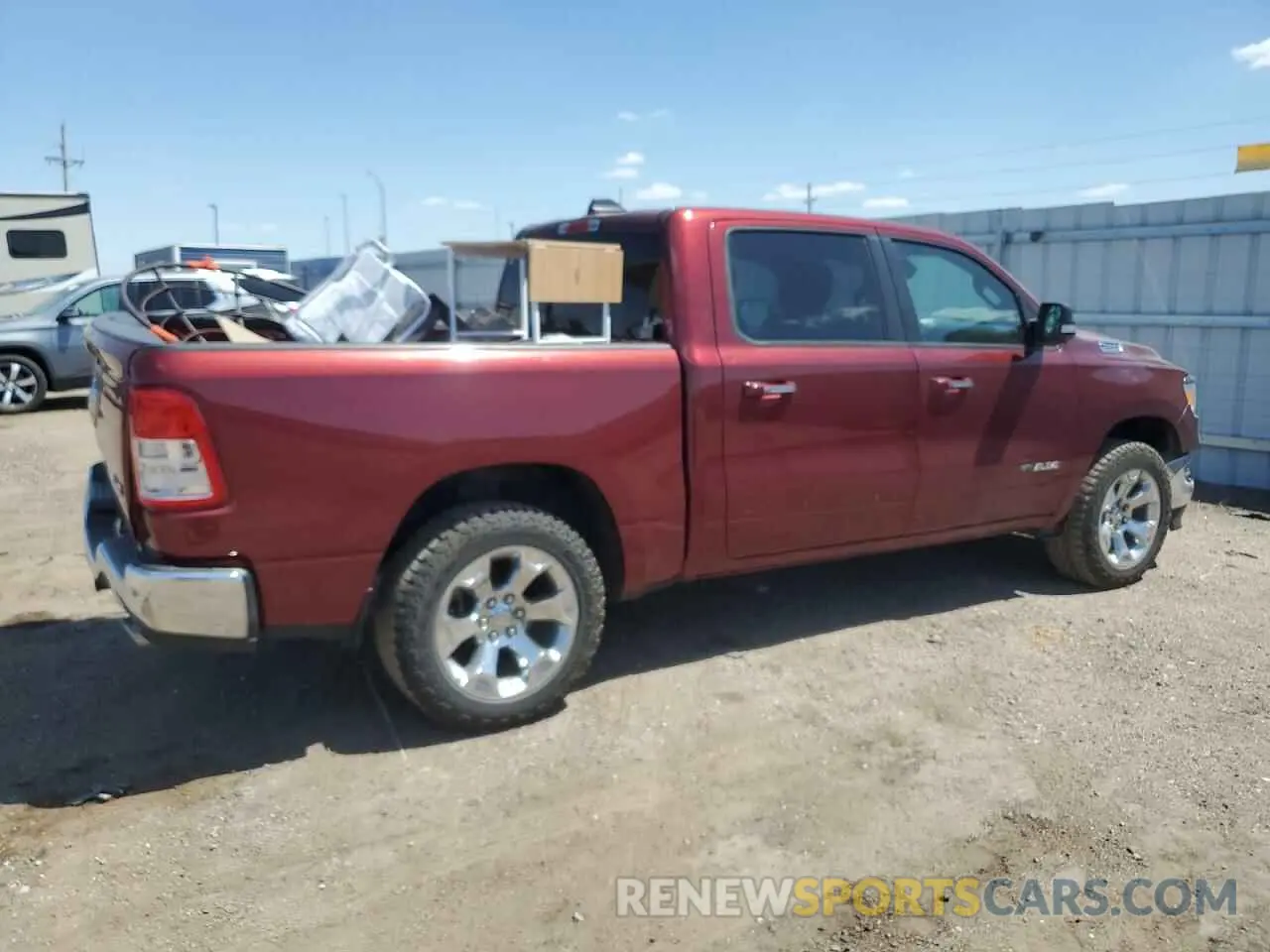3 Photograph of a damaged car 1C6SRFFT8KN660206 RAM 1500 2019