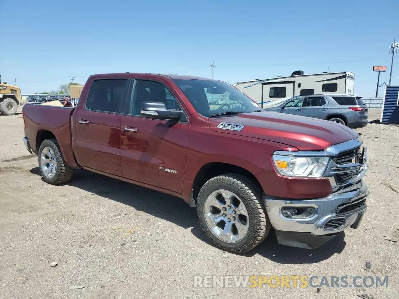 4 Photograph of a damaged car 1C6SRFFT8KN660206 RAM 1500 2019