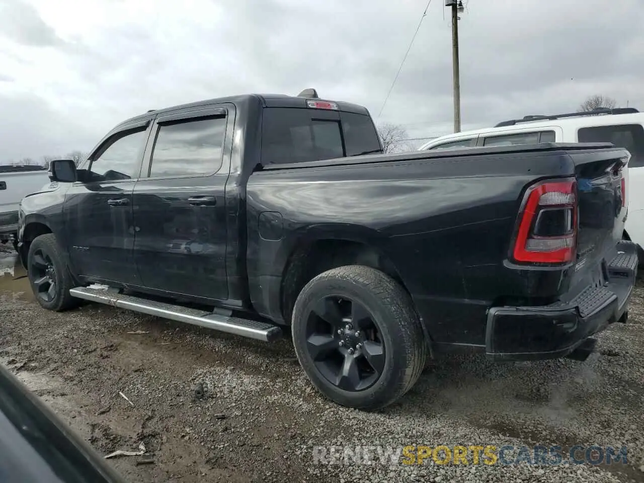 2 Photograph of a damaged car 1C6SRFFT8KN710666 RAM 1500 2019
