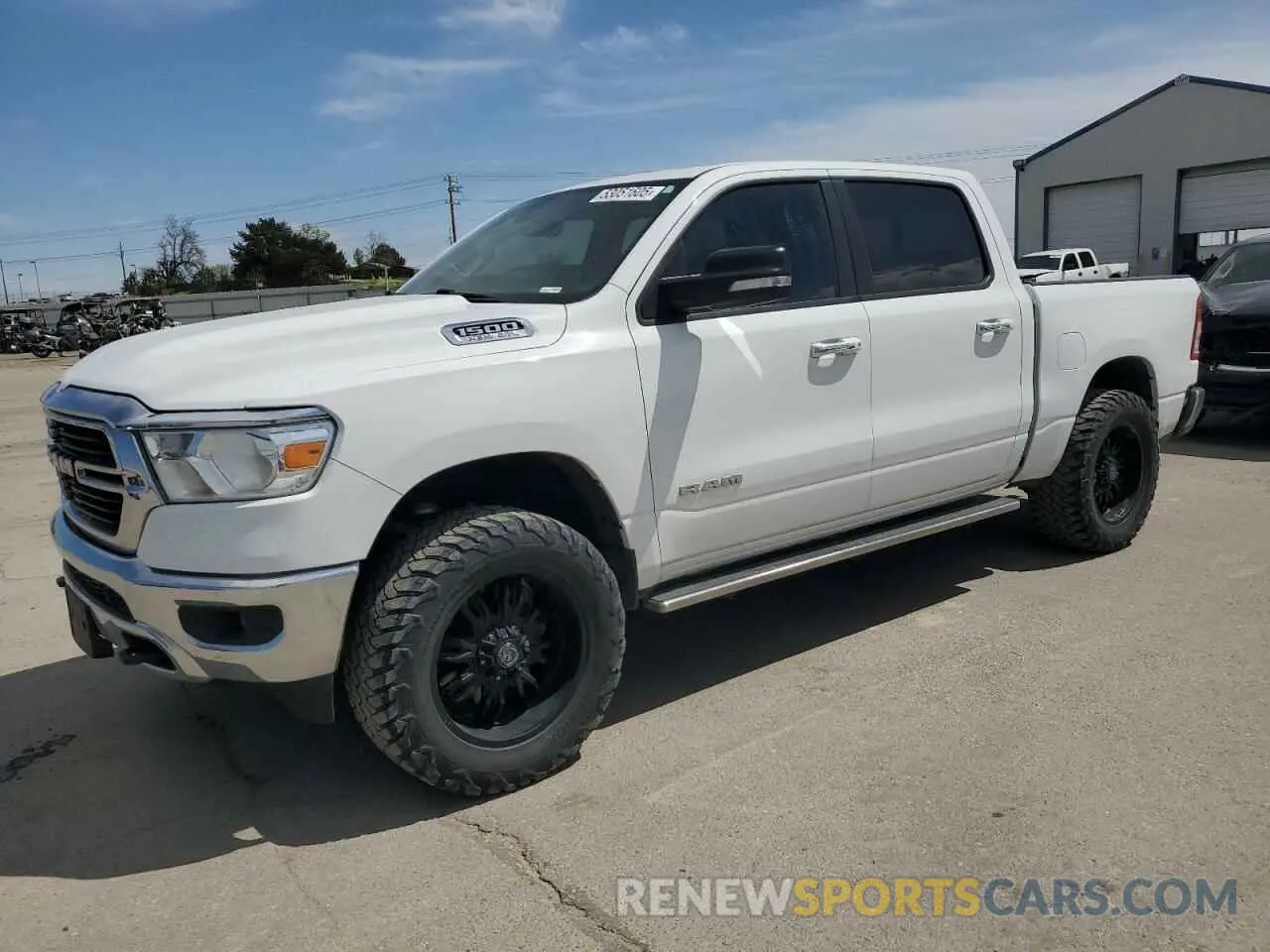 1 Photograph of a damaged car 1C6SRFFT8KN798912 RAM 1500 2019