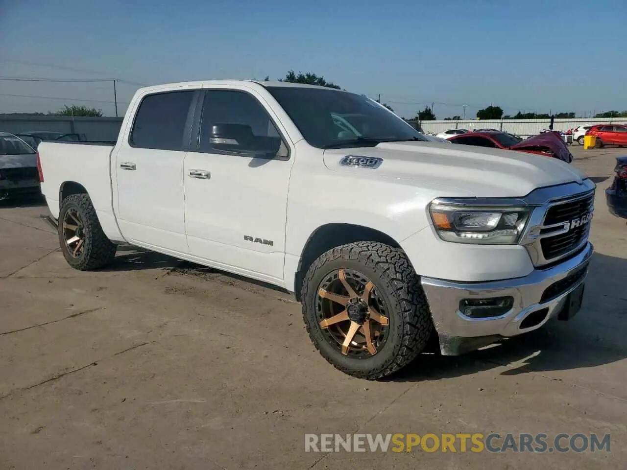 4 Photograph of a damaged car 1C6SRFFT9KN538146 RAM 1500 2019