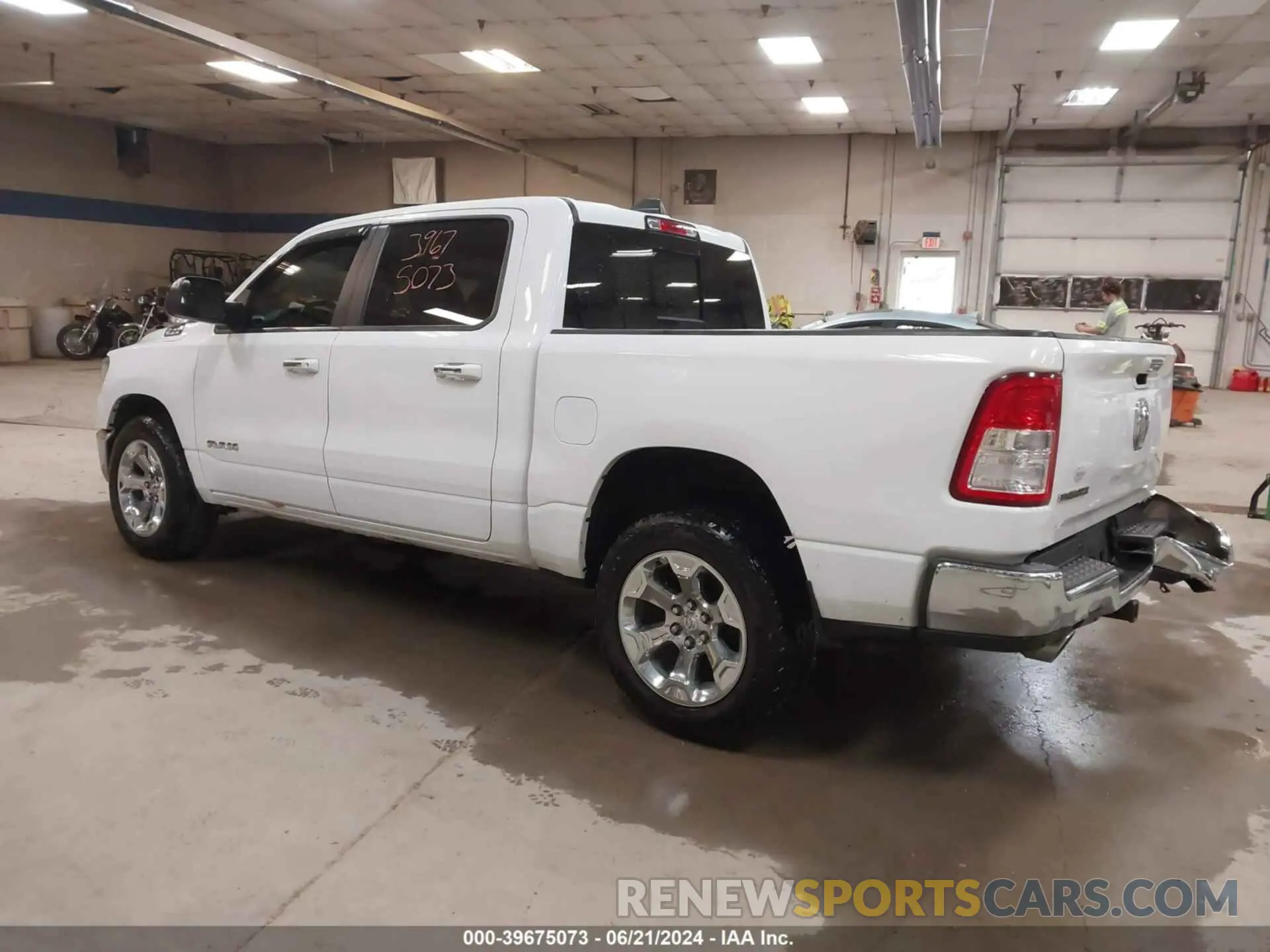 3 Photograph of a damaged car 1C6SRFFT9KN575214 RAM 1500 2019