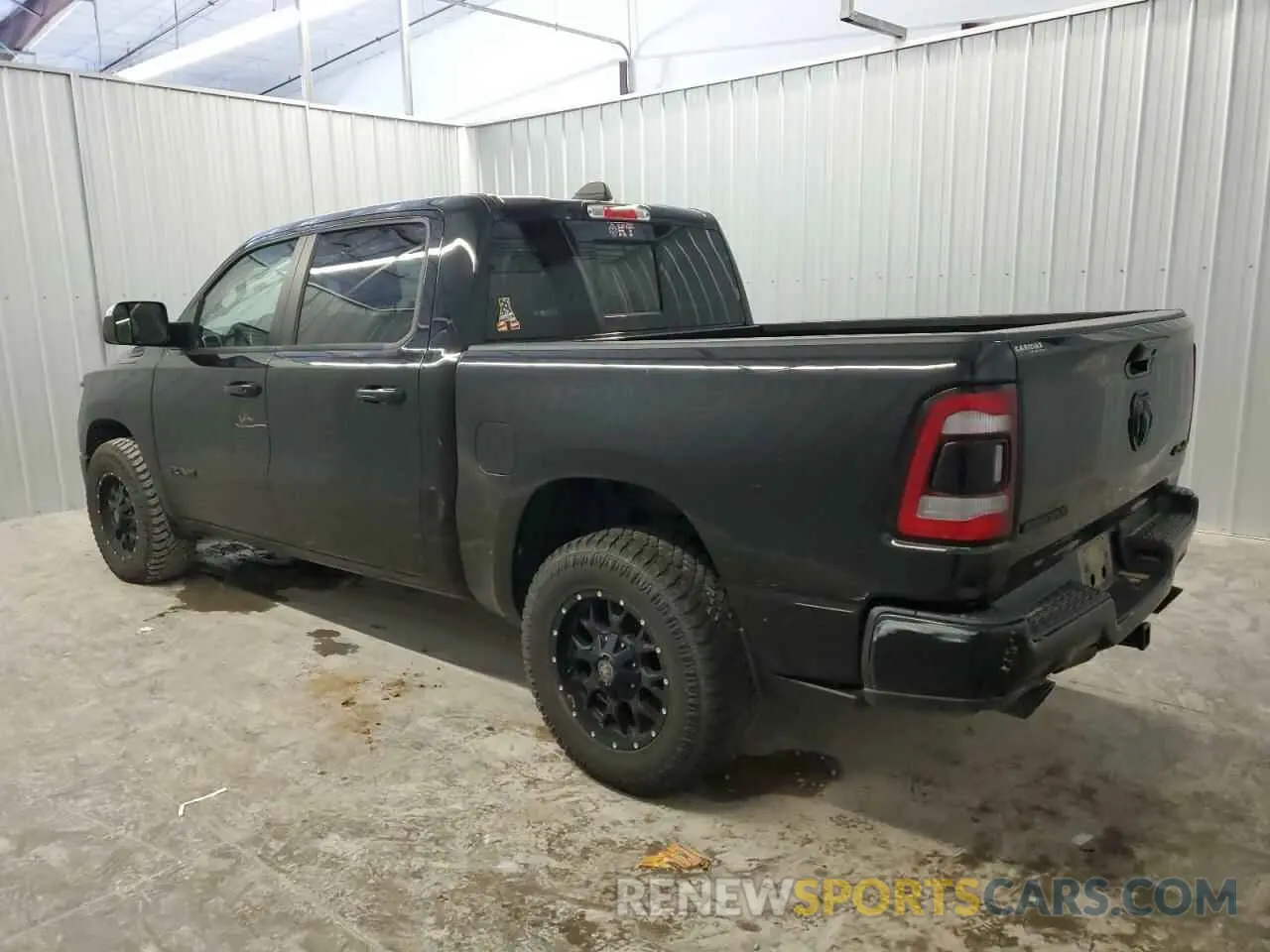 2 Photograph of a damaged car 1C6SRFFT9KN591381 RAM 1500 2019