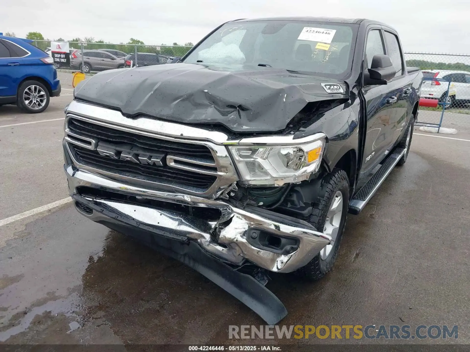 6 Photograph of a damaged car 1C6SRFFT9KN644144 RAM 1500 2019