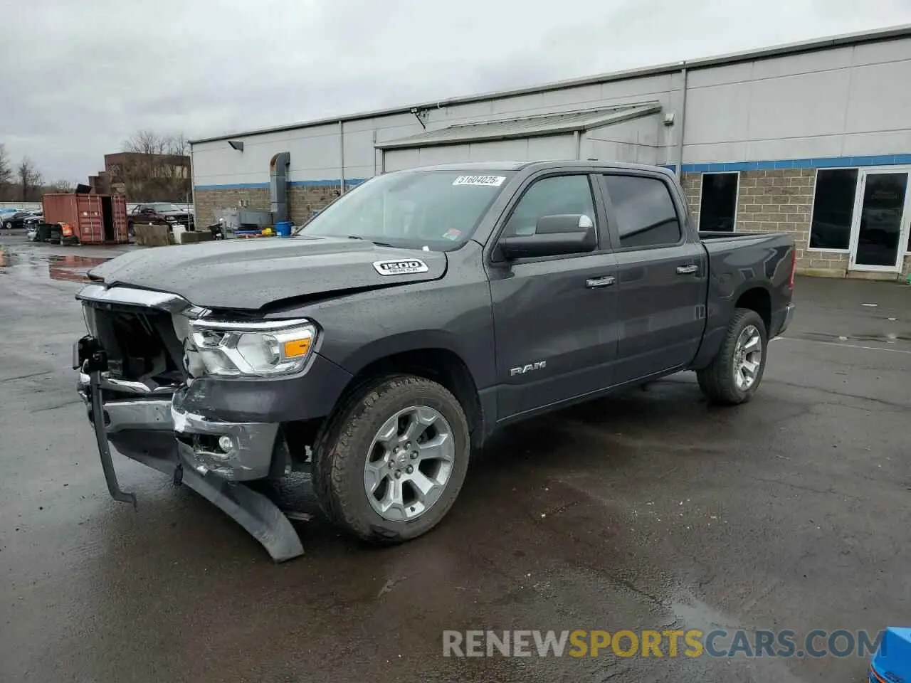 1 Photograph of a damaged car 1C6SRFFT9KN644239 RAM 1500 2019
