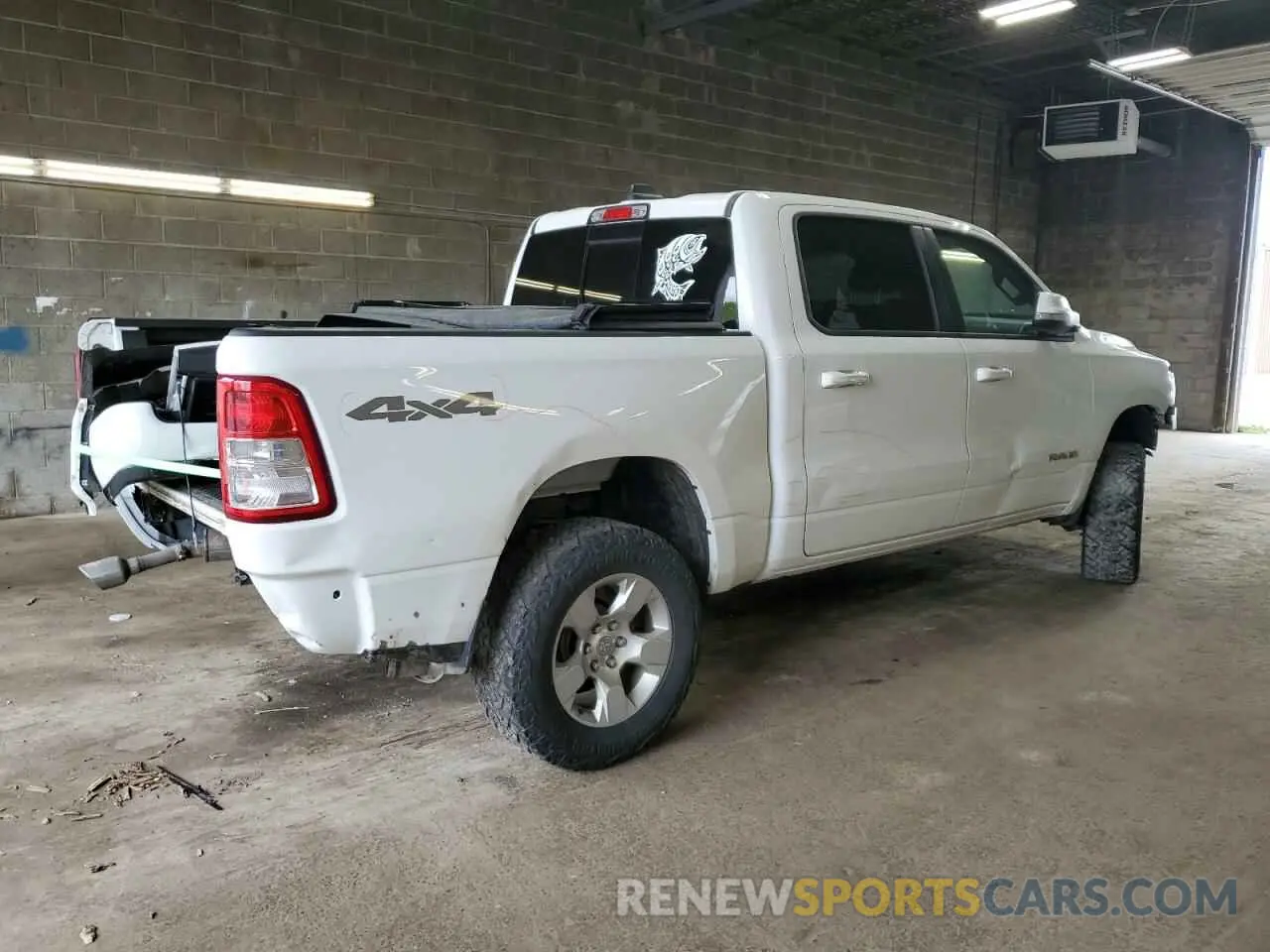 3 Photograph of a damaged car 1C6SRFFT9KN756328 RAM 1500 2019