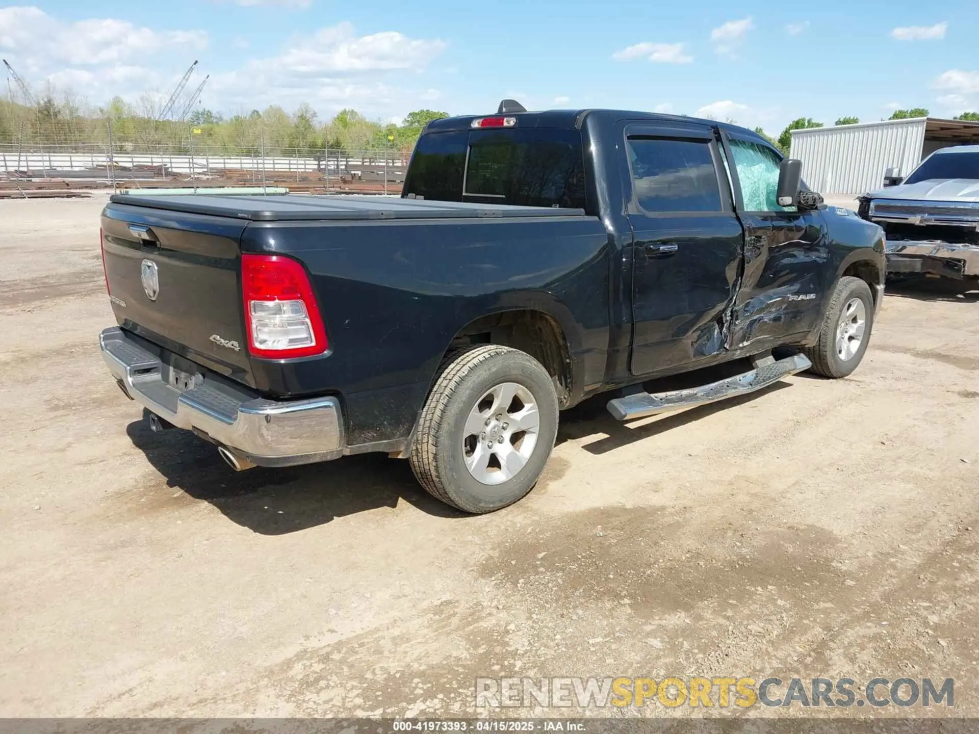 4 Photograph of a damaged car 1C6SRFFT9KN765787 RAM 1500 2019