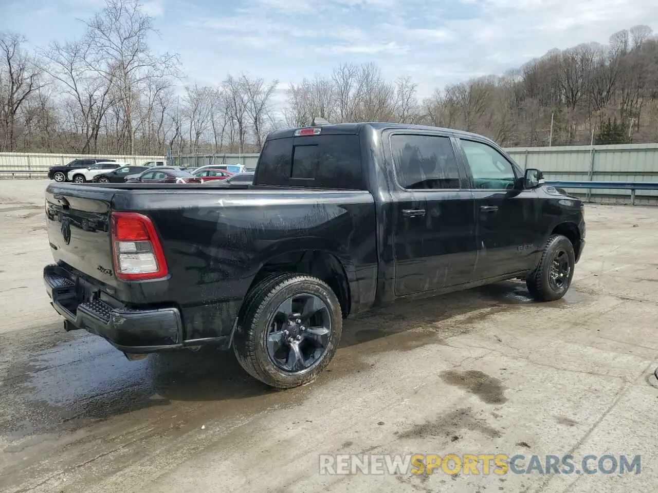 3 Photograph of a damaged car 1C6SRFFT9KN815023 RAM 1500 2019