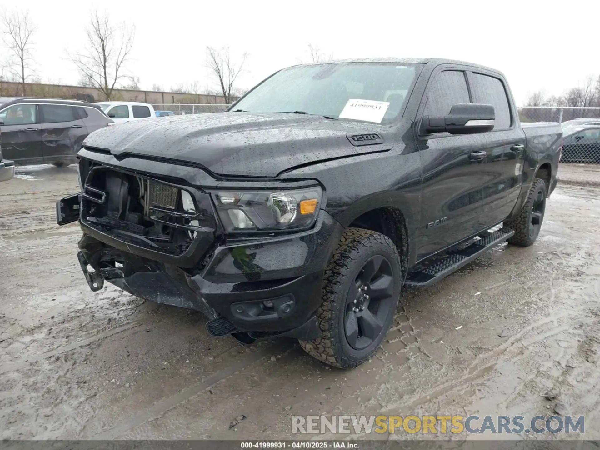 2 Photograph of a damaged car 1C6SRFFT9KN853965 RAM 1500 2019
