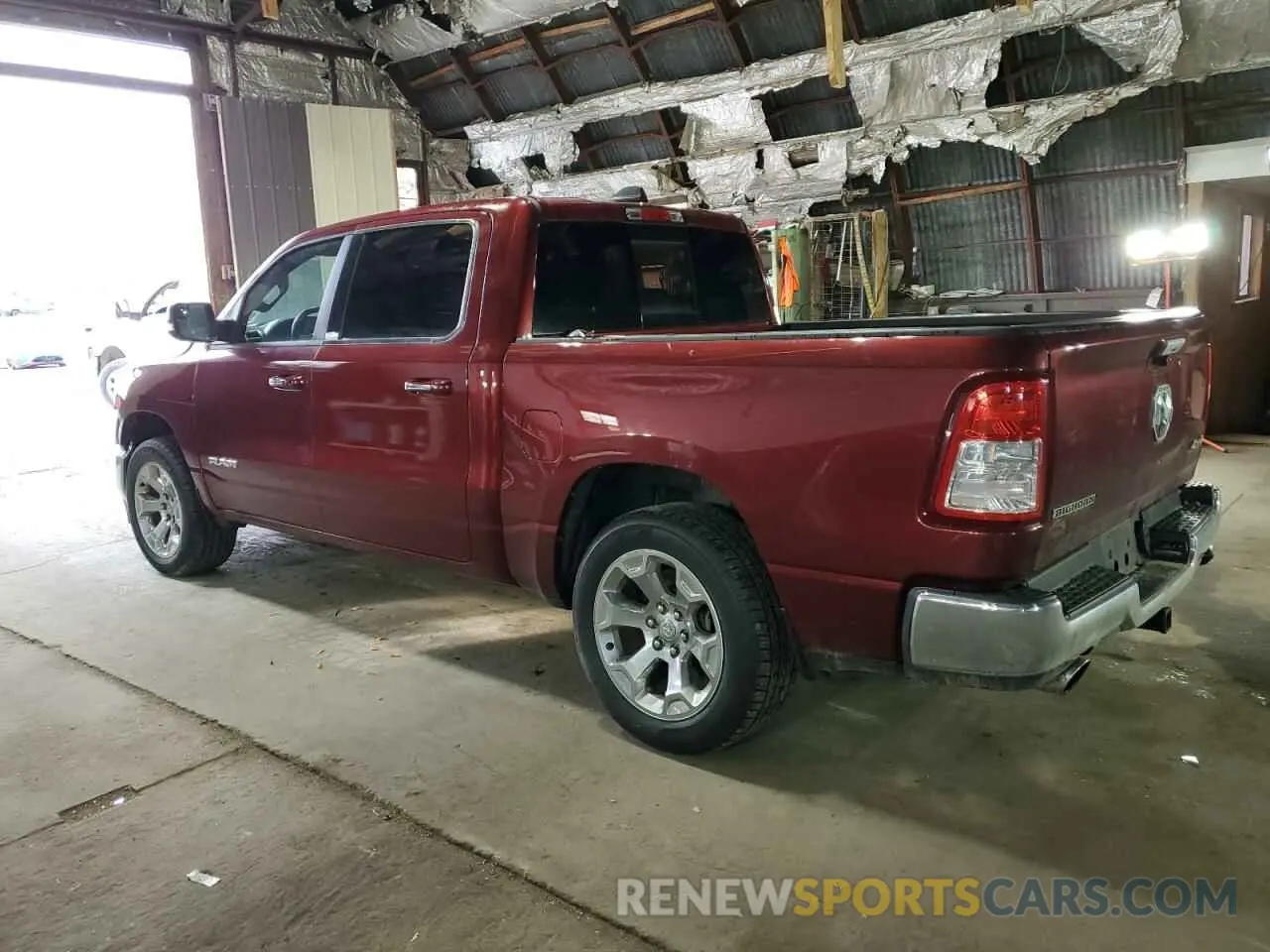 2 Photograph of a damaged car 1C6SRFFT9KN878851 RAM 1500 2019