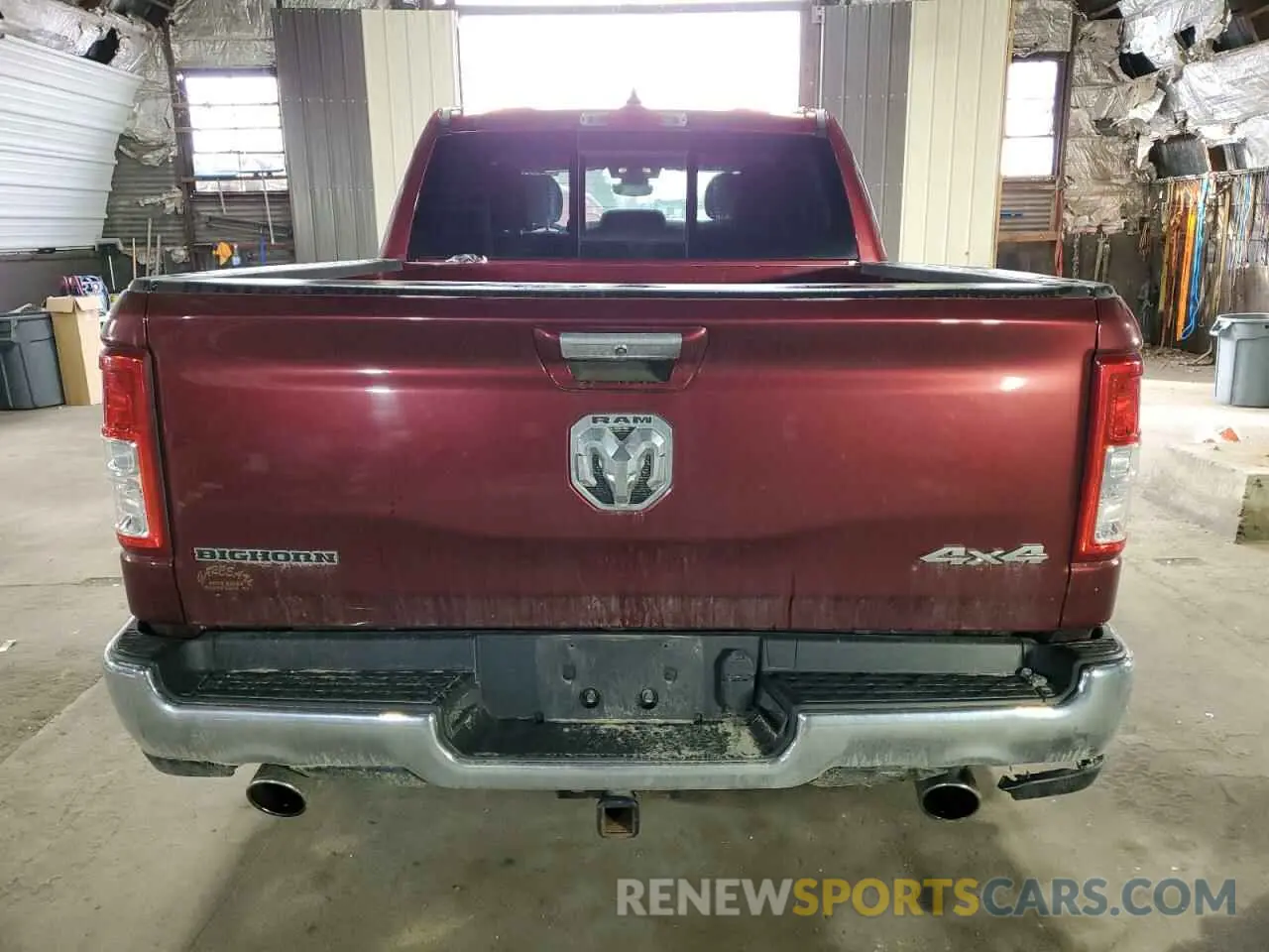 6 Photograph of a damaged car 1C6SRFFT9KN878851 RAM 1500 2019