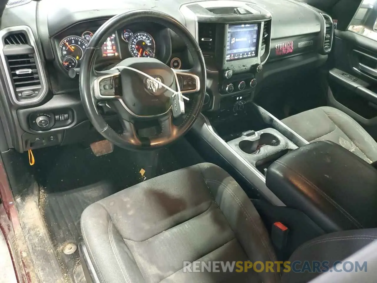 8 Photograph of a damaged car 1C6SRFFT9KN878851 RAM 1500 2019