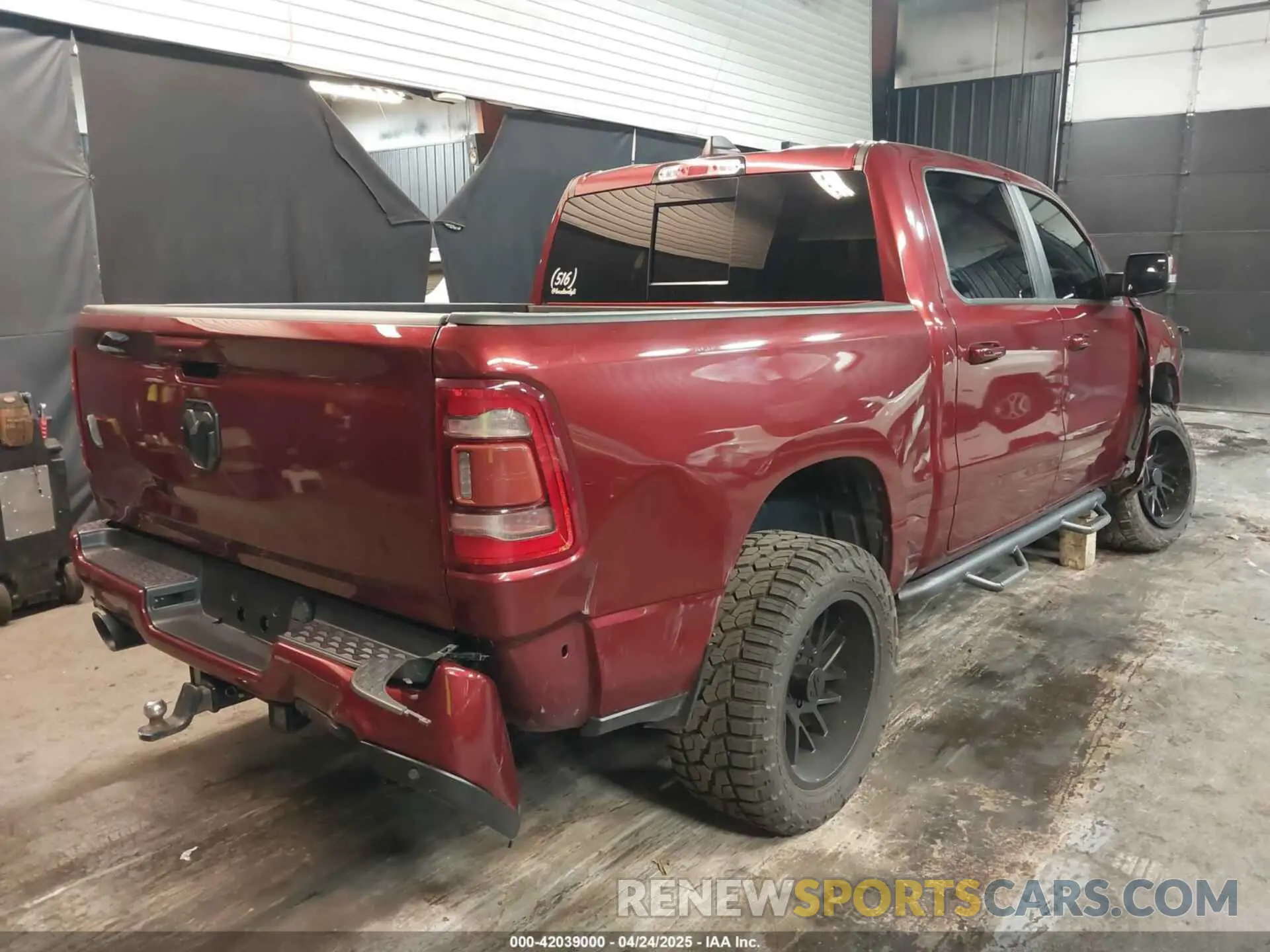 4 Photograph of a damaged car 1C6SRFFTXKN607457 RAM 1500 2019