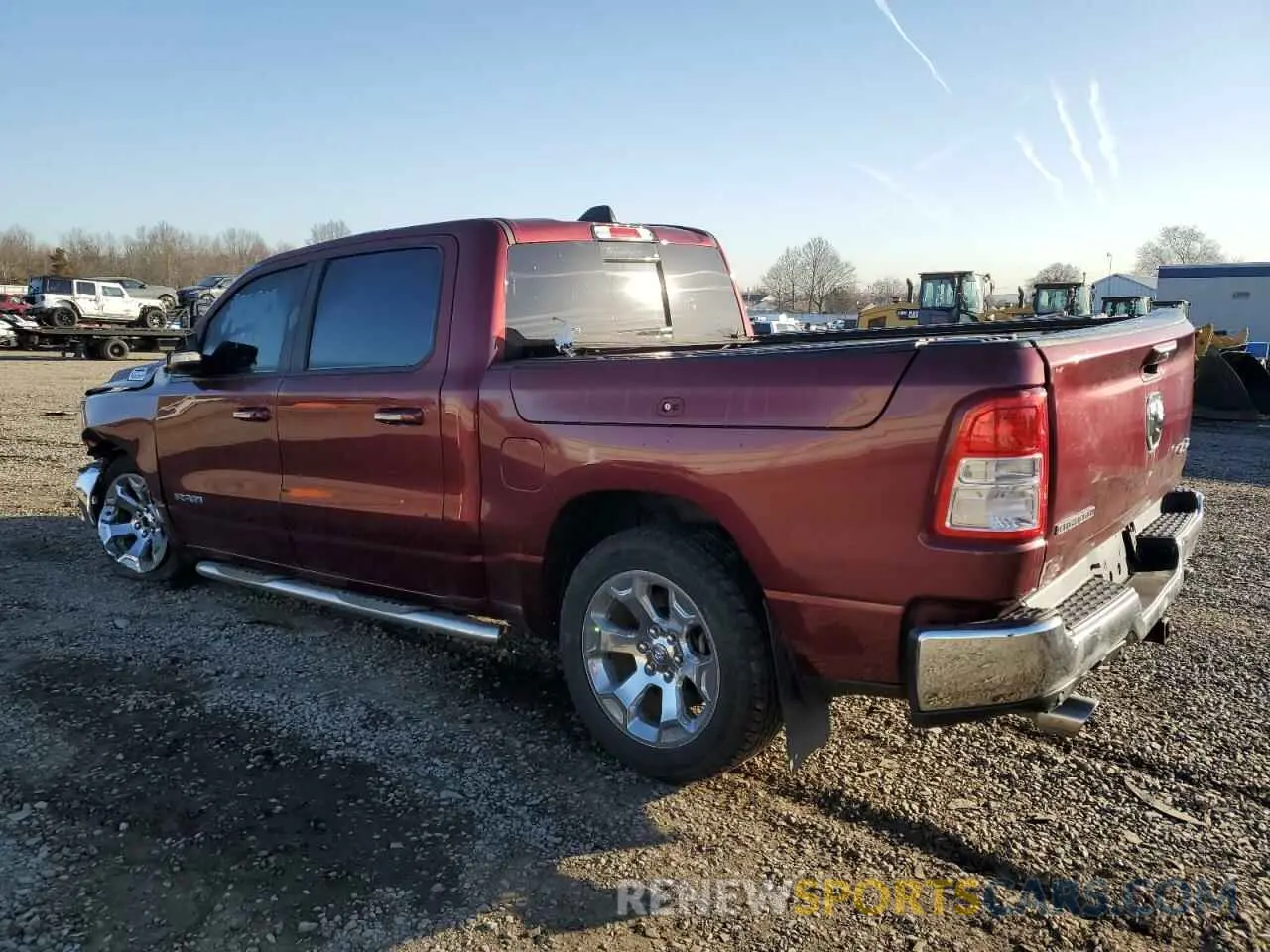 2 Photograph of a damaged car 1C6SRFFTXKN699198 RAM 1500 2019