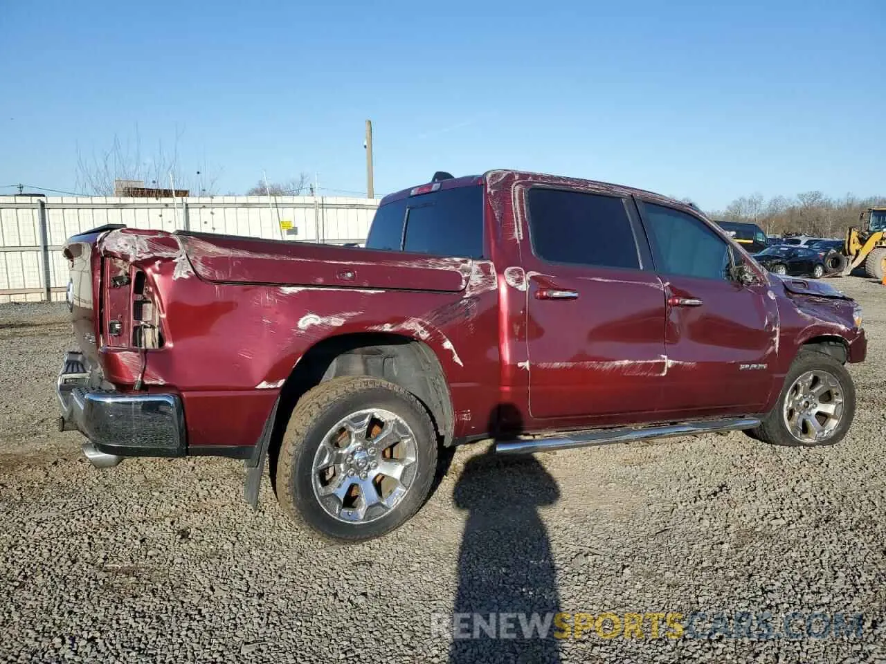 3 Photograph of a damaged car 1C6SRFFTXKN699198 RAM 1500 2019