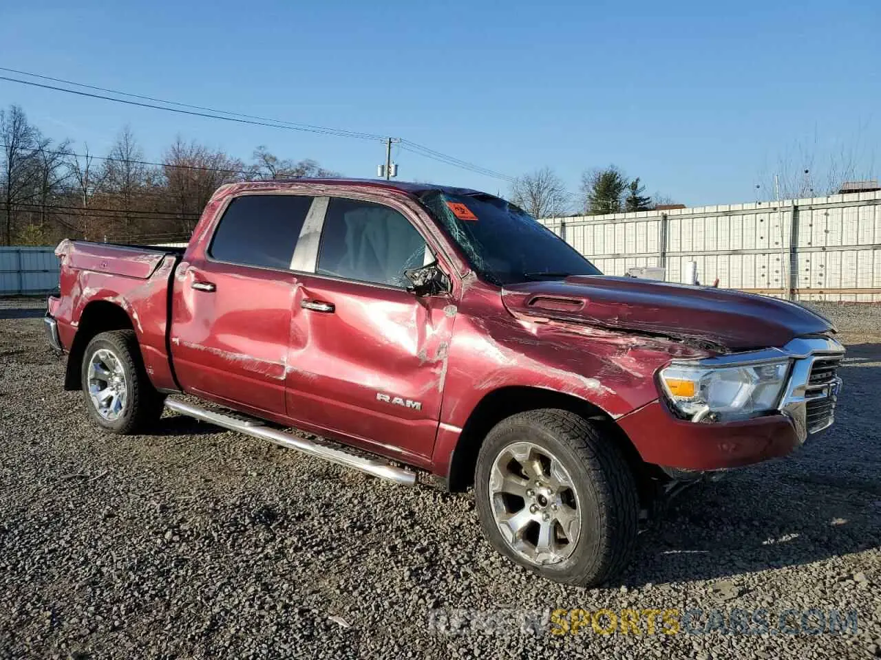 4 Photograph of a damaged car 1C6SRFFTXKN699198 RAM 1500 2019
