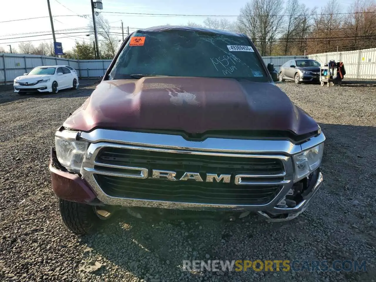 5 Photograph of a damaged car 1C6SRFFTXKN699198 RAM 1500 2019