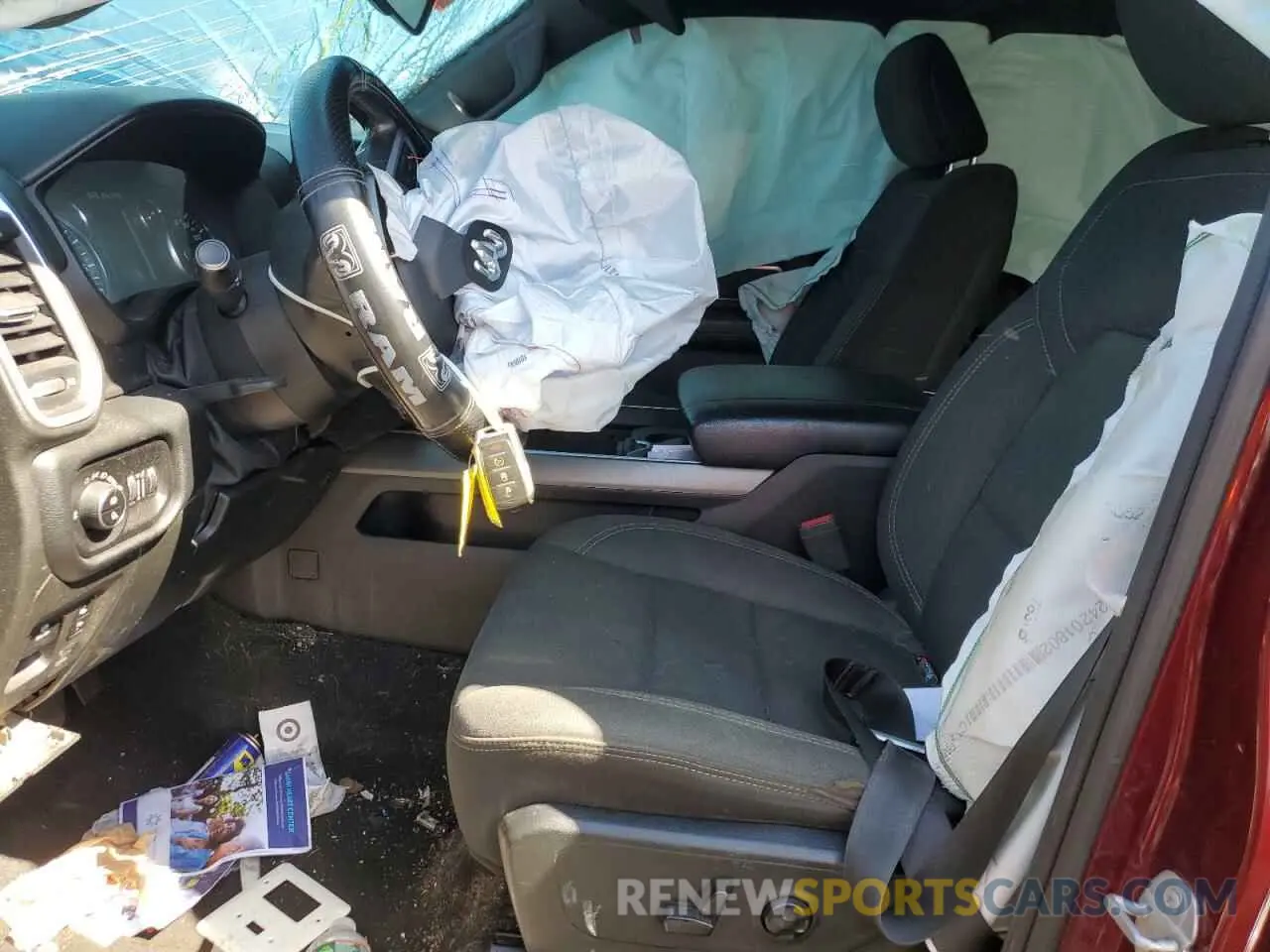 7 Photograph of a damaged car 1C6SRFFTXKN699198 RAM 1500 2019