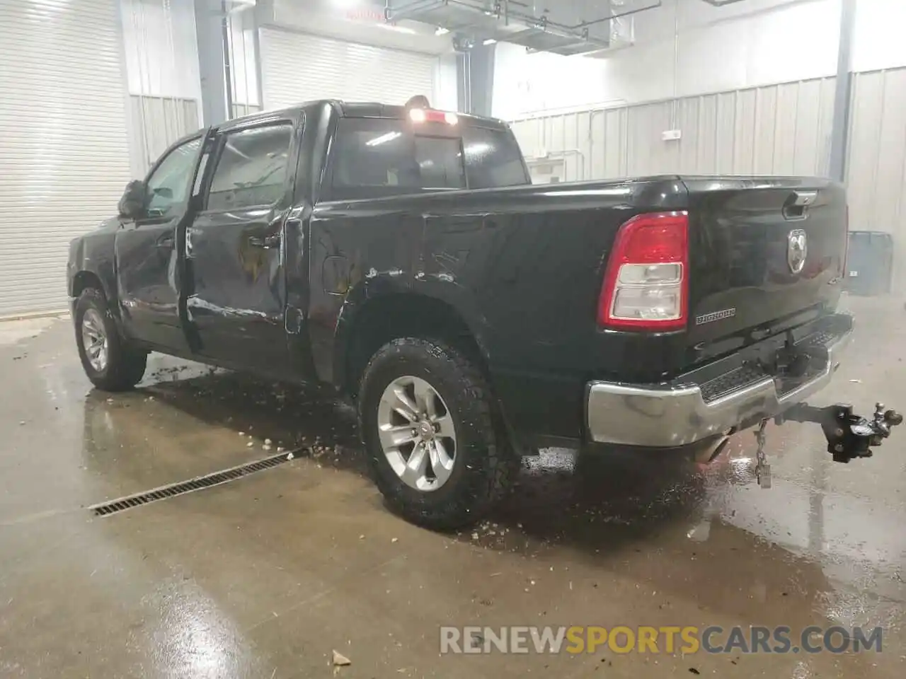 2 Photograph of a damaged car 1C6SRFFTXKN731003 RAM 1500 2019