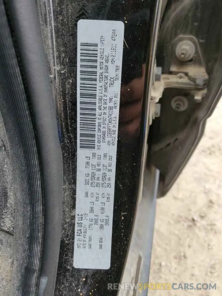 14 Photograph of a damaged car 1C6SRFFTXKN741188 RAM 1500 2019