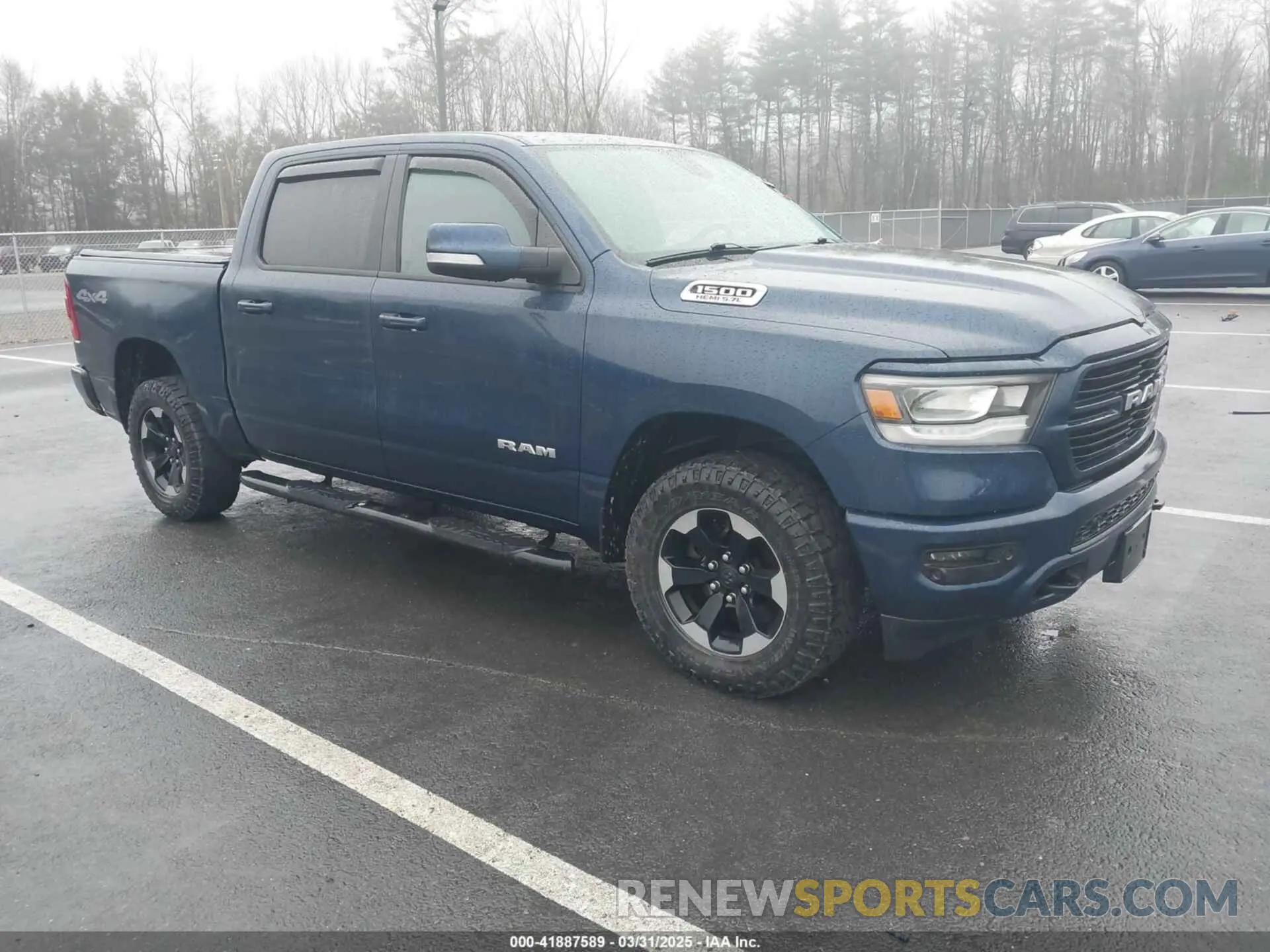 1 Photograph of a damaged car 1C6SRFFTXKN783408 RAM 1500 2019