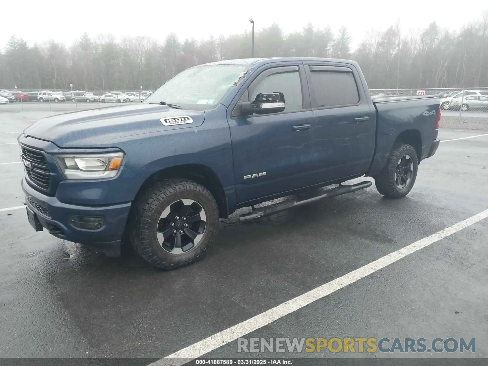 2 Photograph of a damaged car 1C6SRFFTXKN783408 RAM 1500 2019
