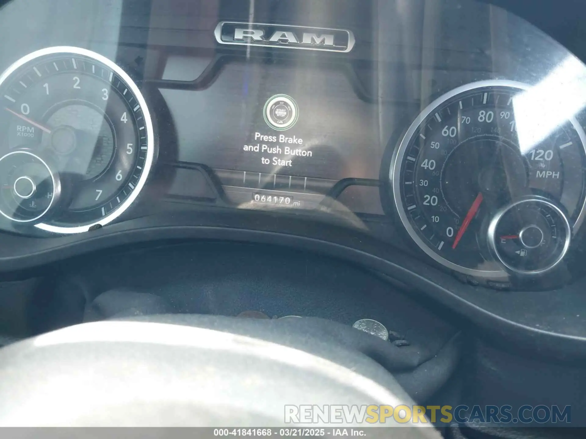 7 Photograph of a damaged car 1C6SRFFTXKN796983 RAM 1500 2019