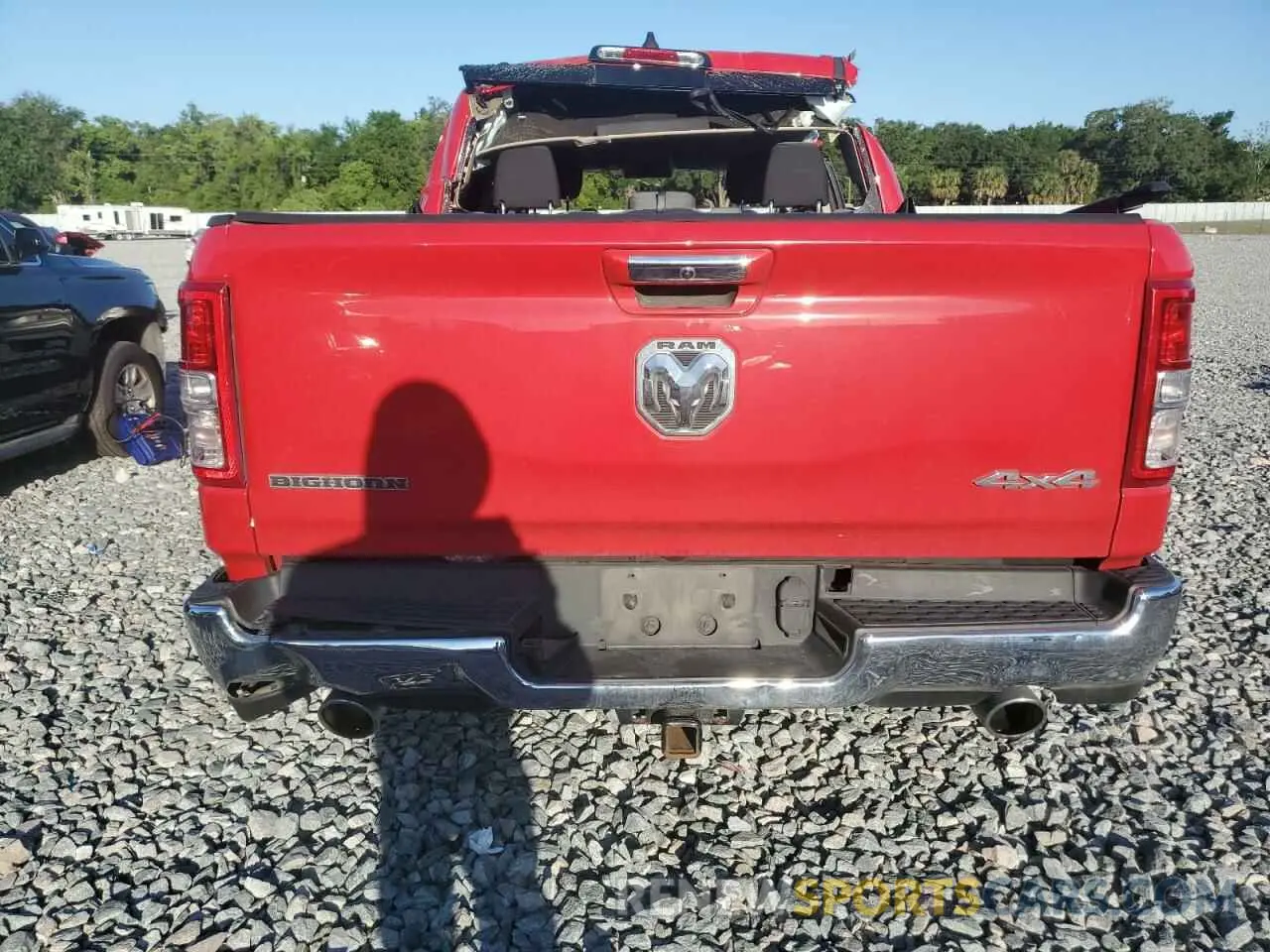 6 Photograph of a damaged car 1C6SRFFTXKN854008 RAM 1500 2019