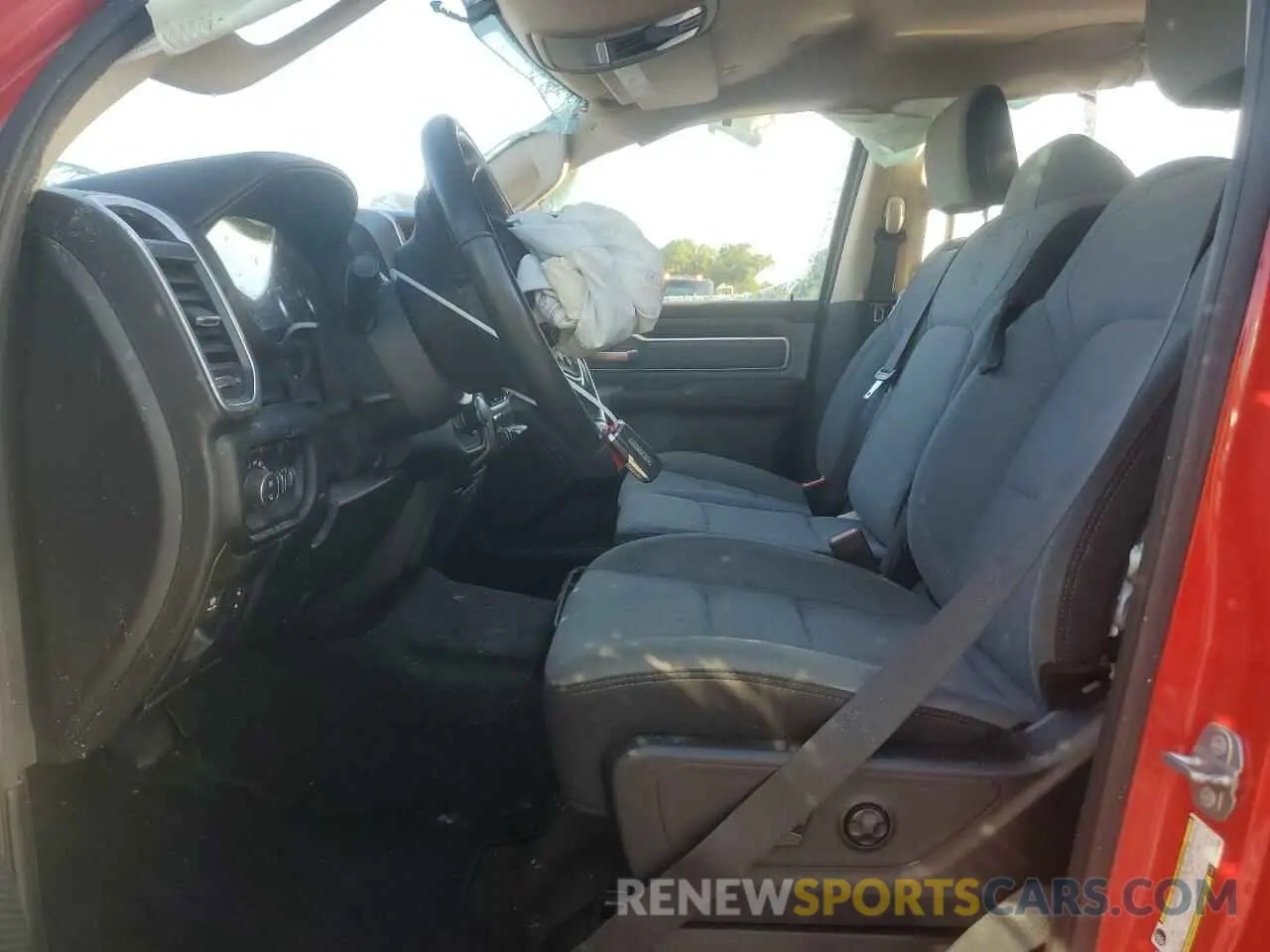 7 Photograph of a damaged car 1C6SRFFTXKN854008 RAM 1500 2019