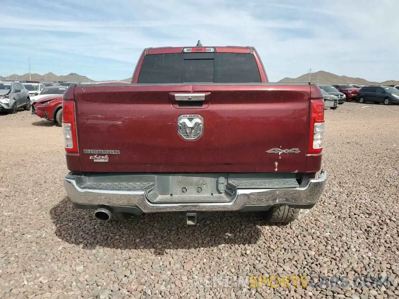 6 Photograph of a damaged car 1C6SRFFTXKN907094 RAM 1500 2019