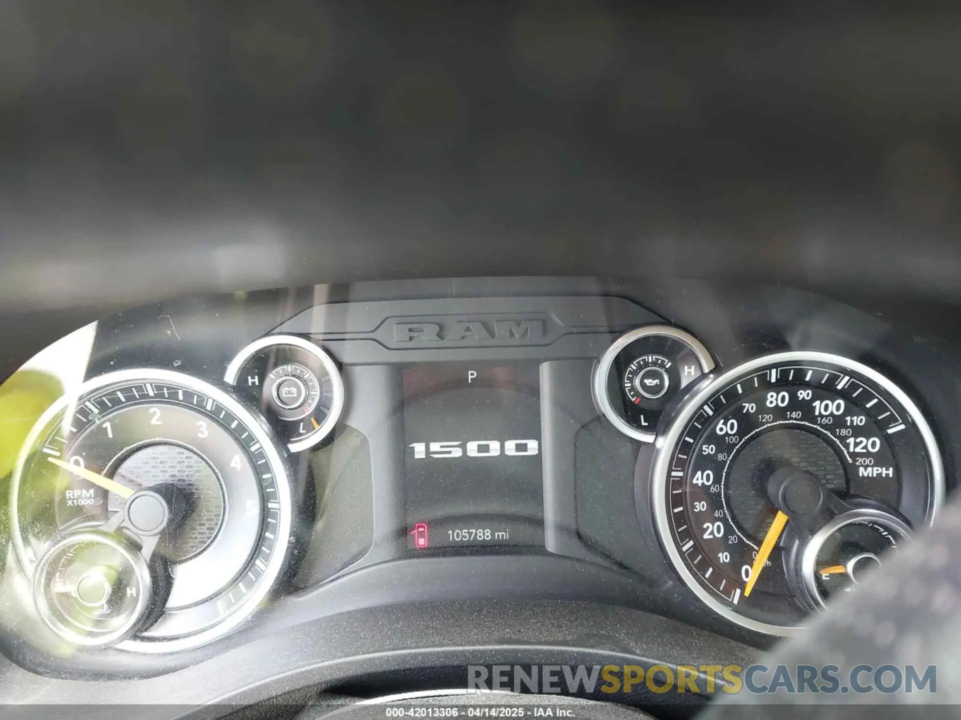 7 Photograph of a damaged car 1C6SRFGT0KN615078 RAM 1500 2019