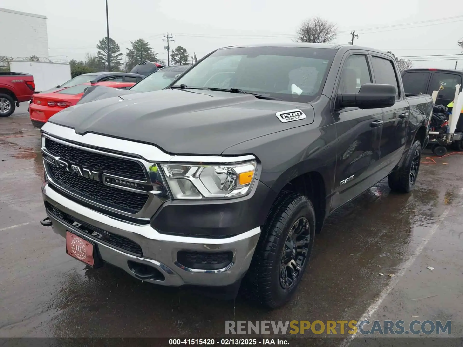 2 Photograph of a damaged car 1C6SRFGT5KN598052 RAM 1500 2019