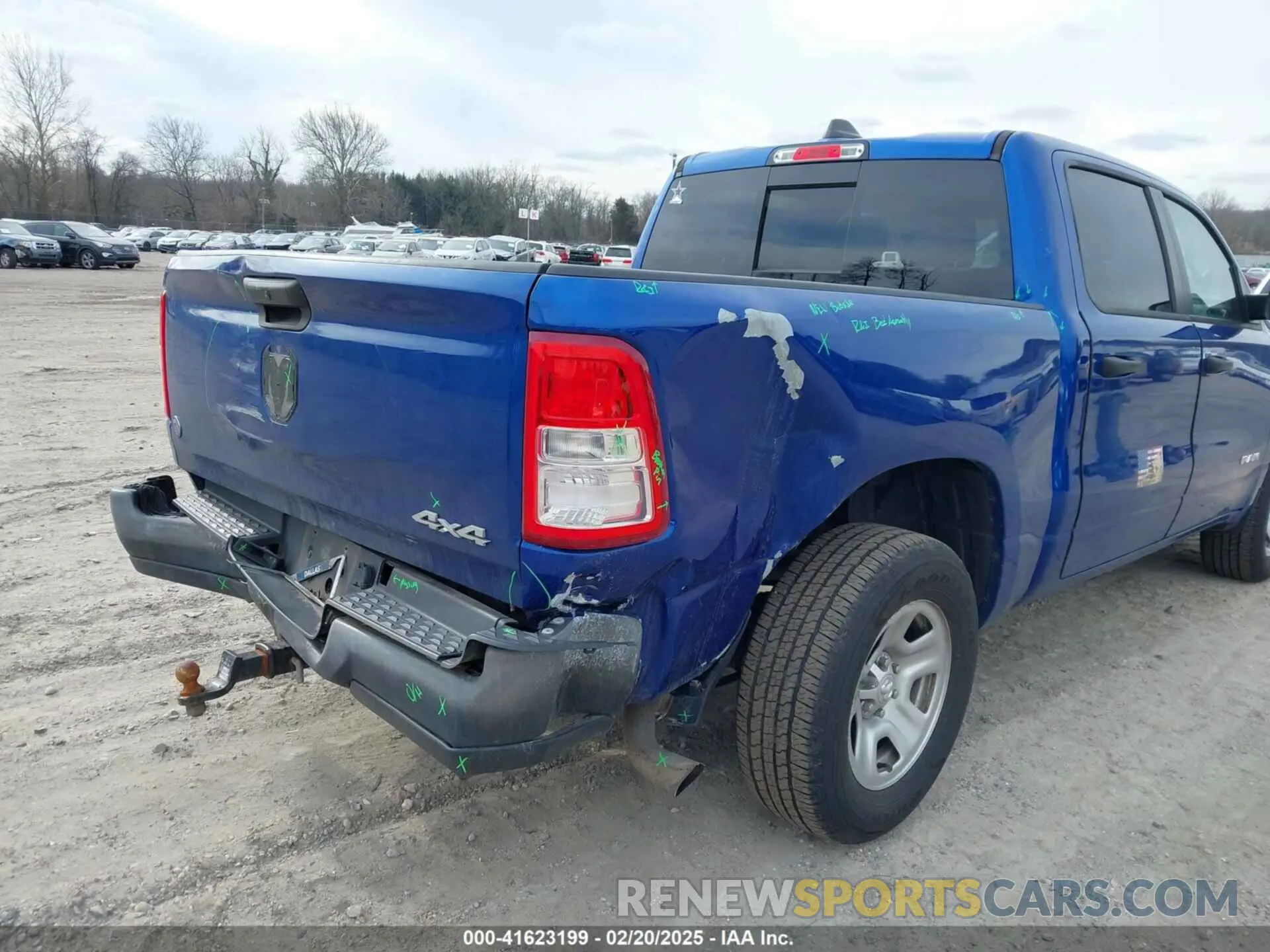 6 Photograph of a damaged car 1C6SRFGT7KN624201 RAM 1500 2019