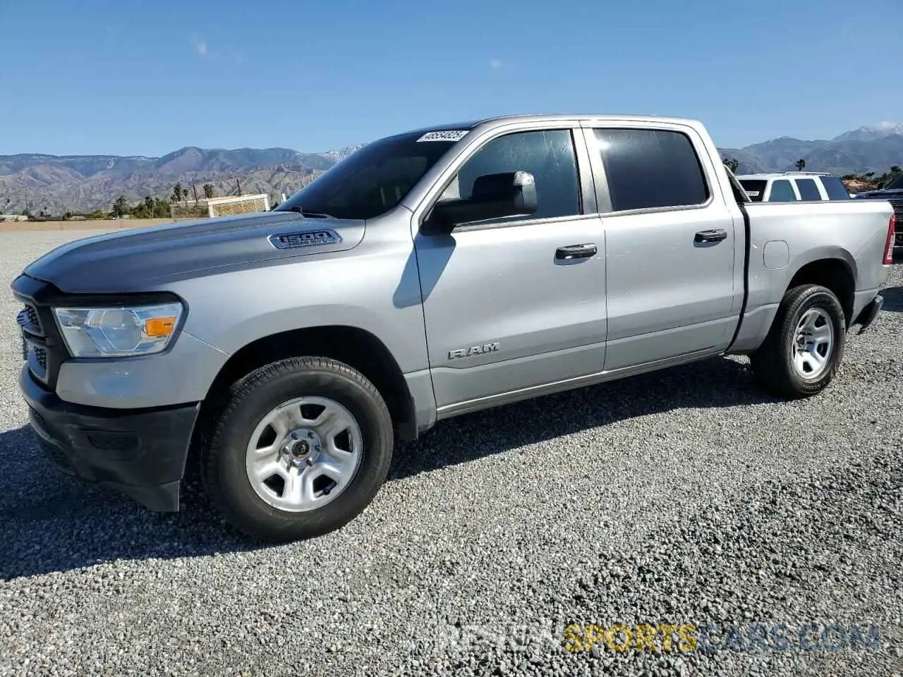 1 Photograph of a damaged car 1C6SRFGT8KN605608 RAM 1500 2019