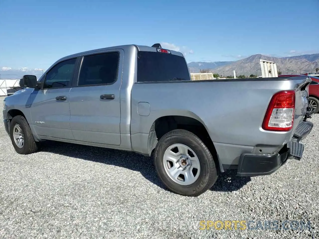 2 Photograph of a damaged car 1C6SRFGT8KN605608 RAM 1500 2019