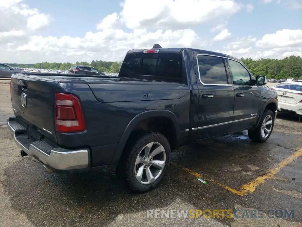 3 Photograph of a damaged car 1C6SRFHT0KN600739 RAM 1500 2019