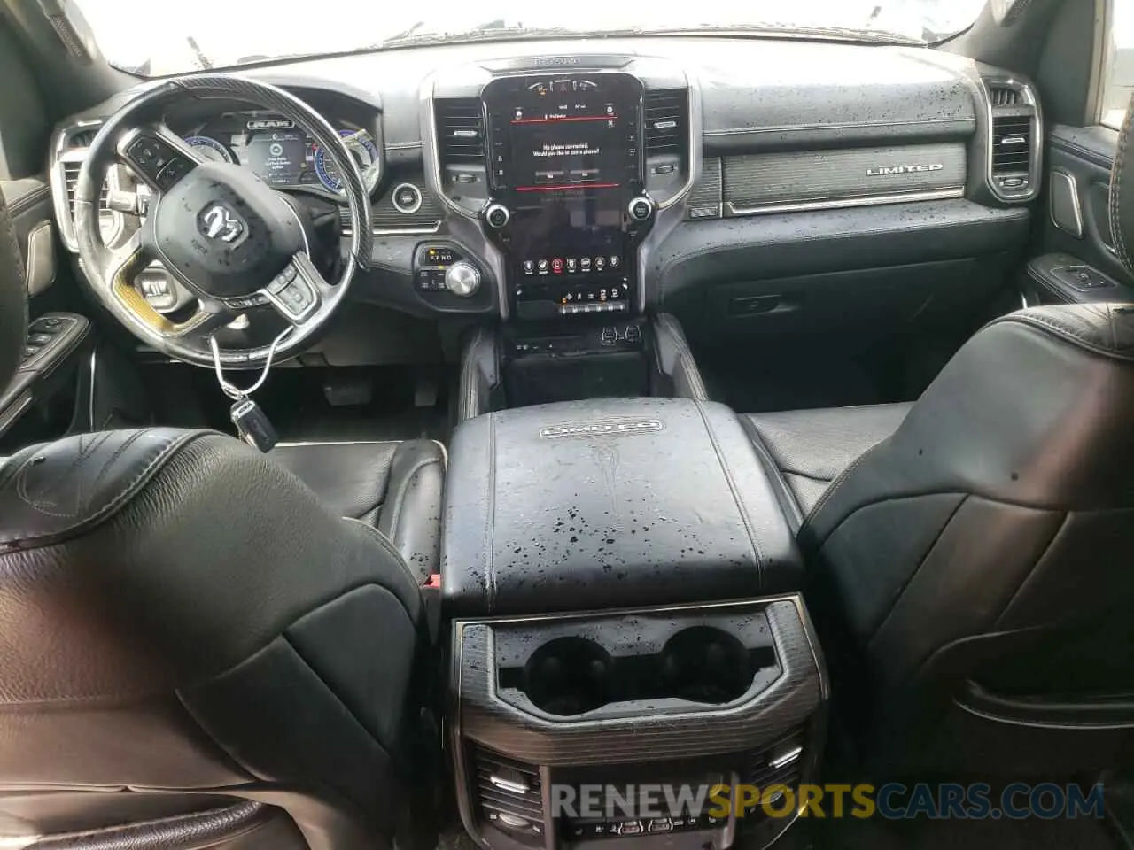 8 Photograph of a damaged car 1C6SRFHT0KN600739 RAM 1500 2019