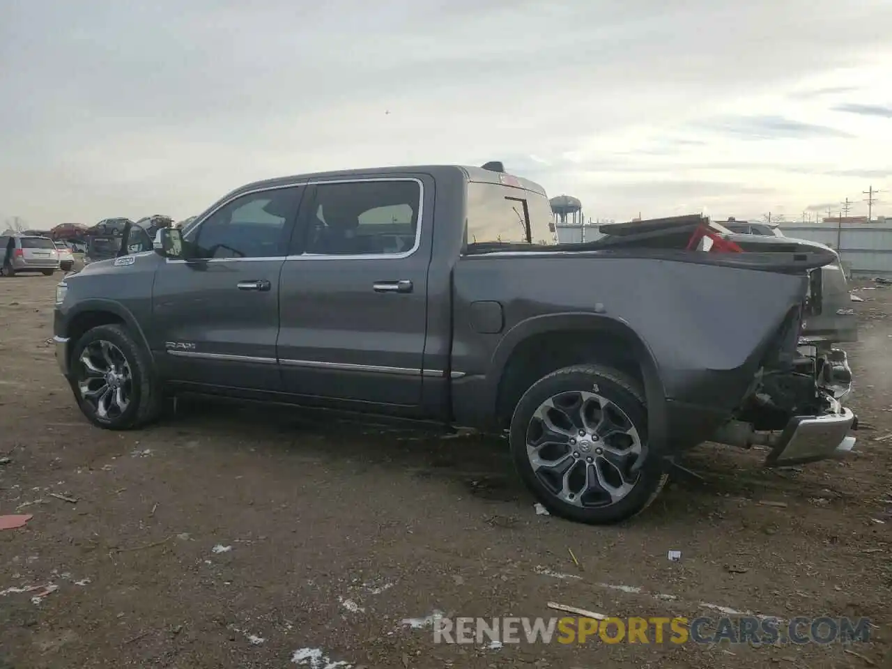 2 Photograph of a damaged car 1C6SRFHT1KN549560 RAM 1500 2019