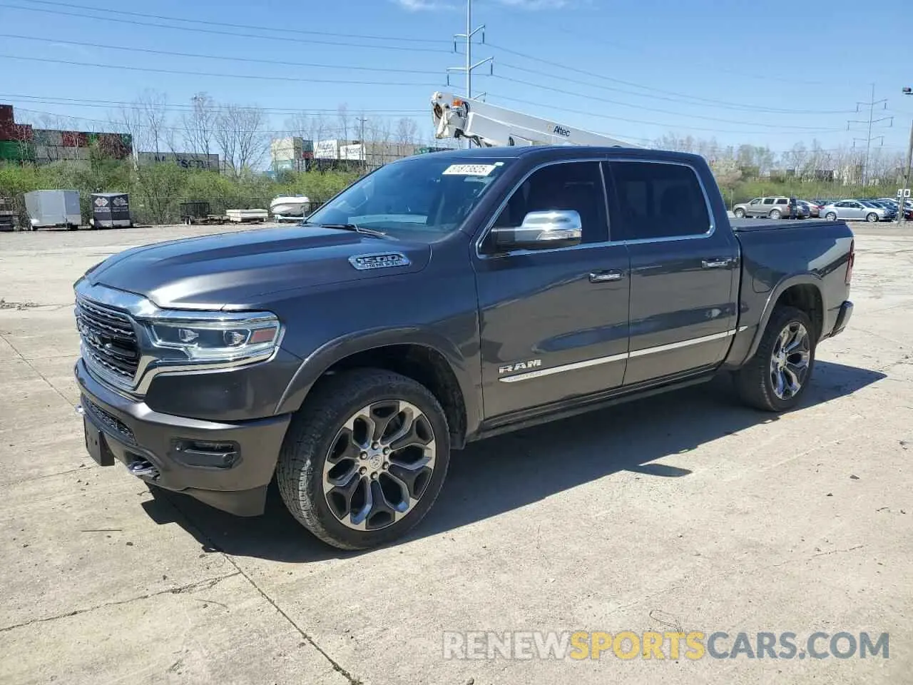1 Photograph of a damaged car 1C6SRFHT1KN632633 RAM 1500 2019