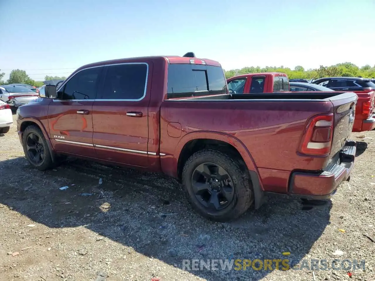 2 Photograph of a damaged car 1C6SRFHT2KN856963 RAM 1500 2019