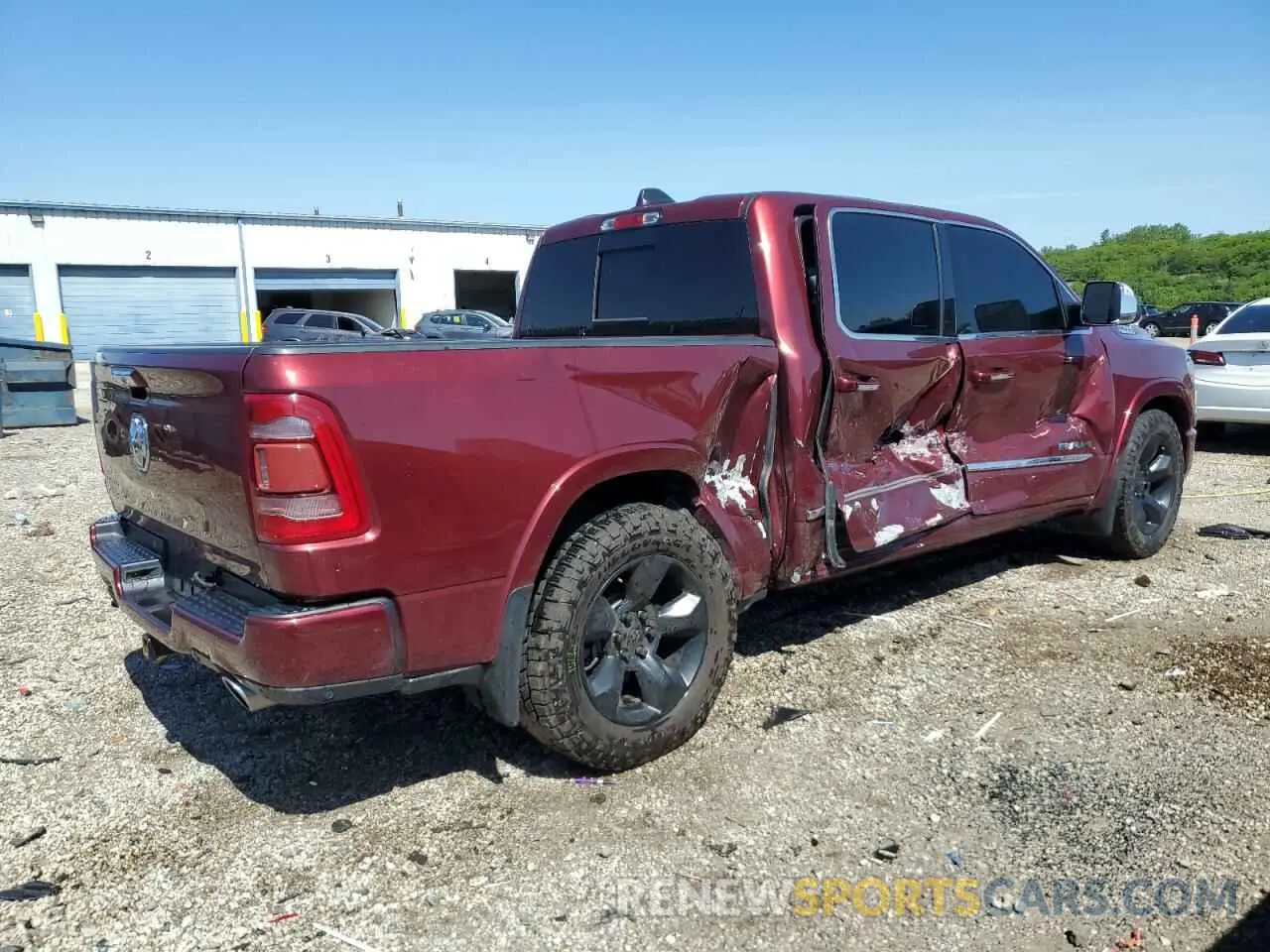 3 Photograph of a damaged car 1C6SRFHT2KN856963 RAM 1500 2019