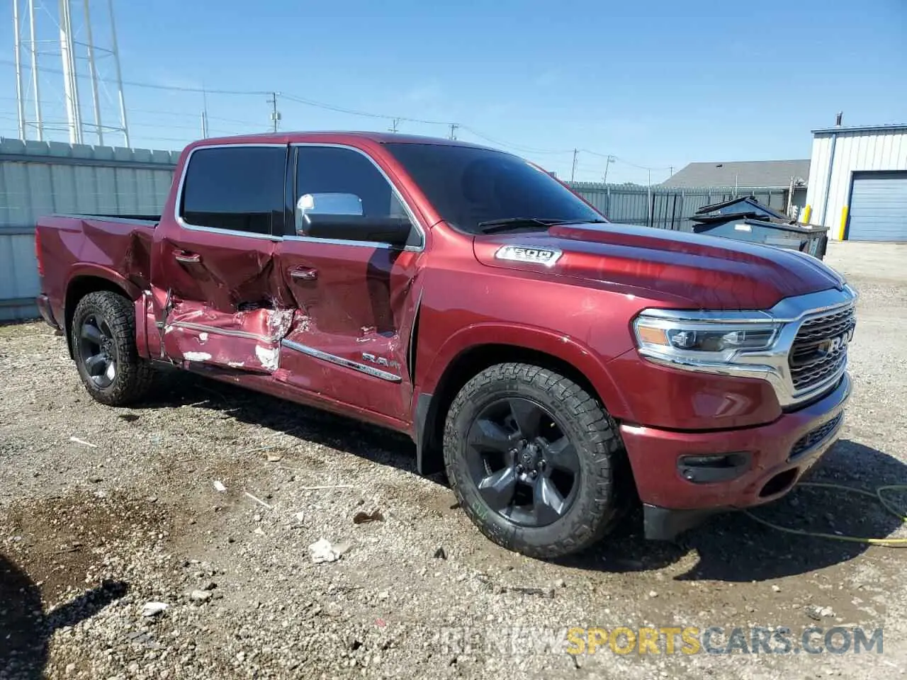 4 Photograph of a damaged car 1C6SRFHT2KN856963 RAM 1500 2019