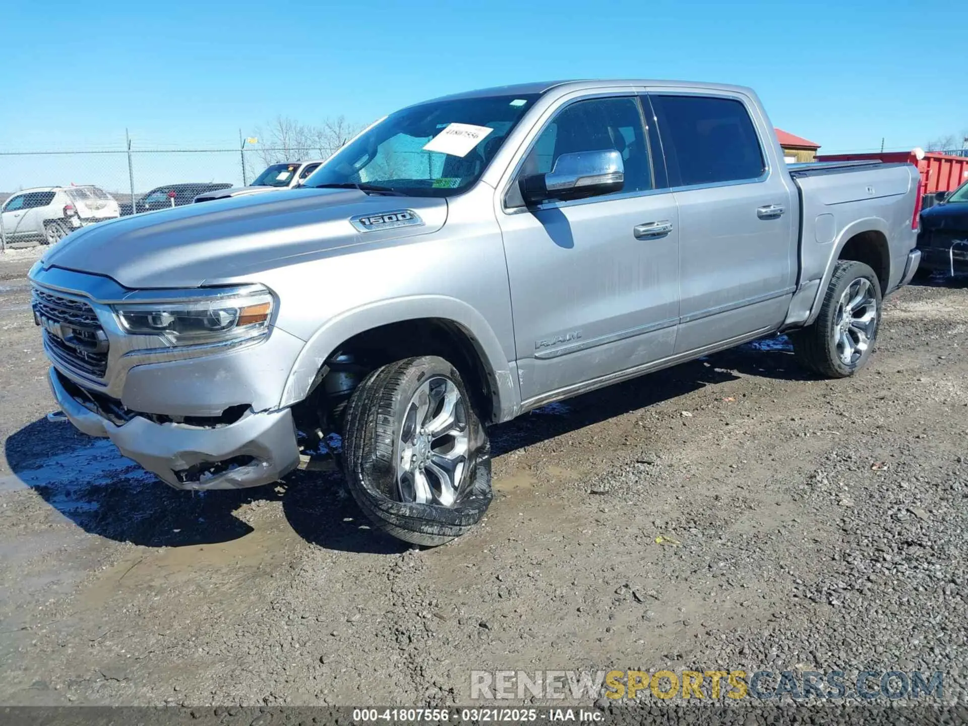 2 Photograph of a damaged car 1C6SRFHT3KN755009 RAM 1500 2019