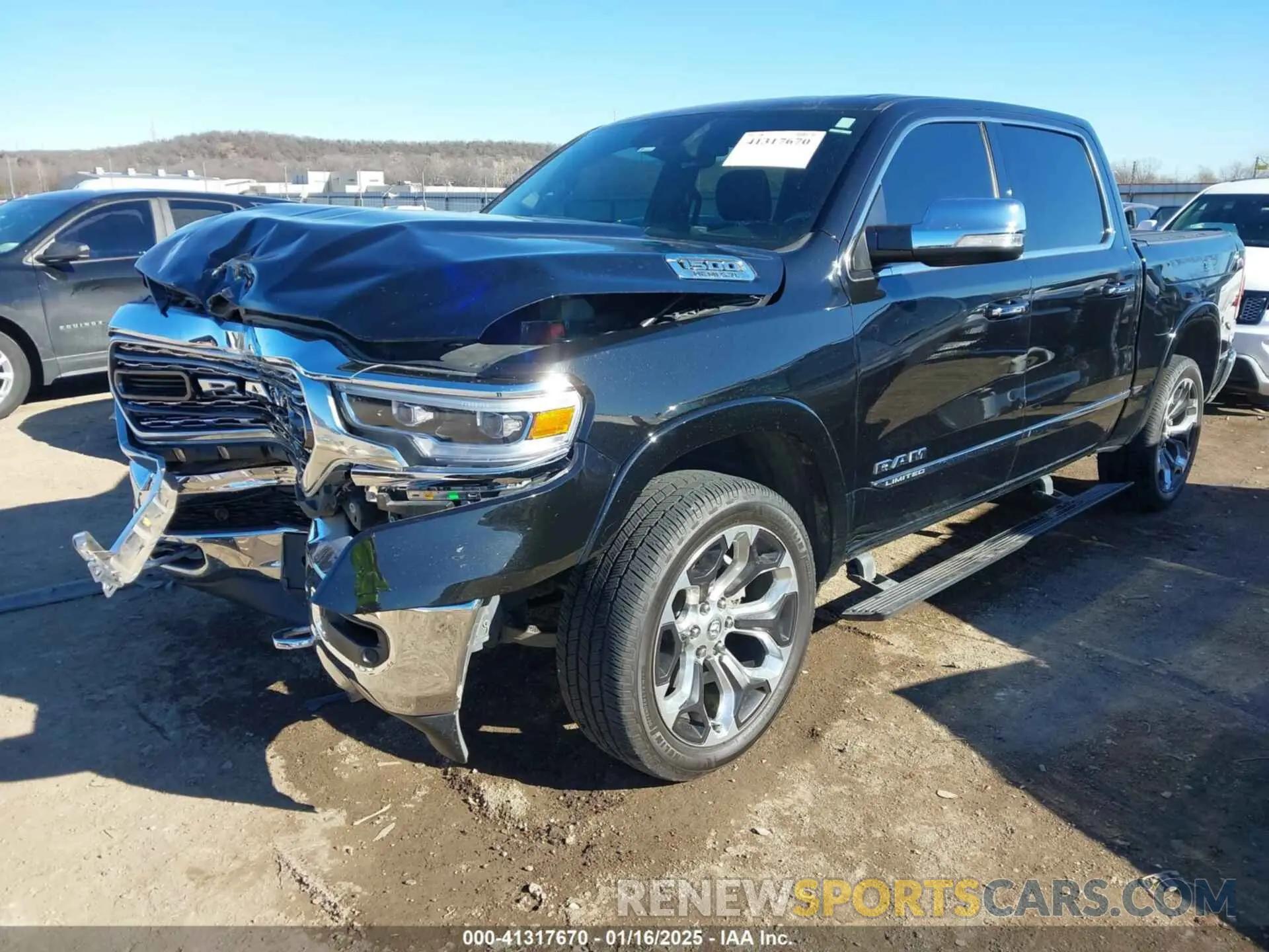 2 Photograph of a damaged car 1C6SRFHT3KN781626 RAM 1500 2019