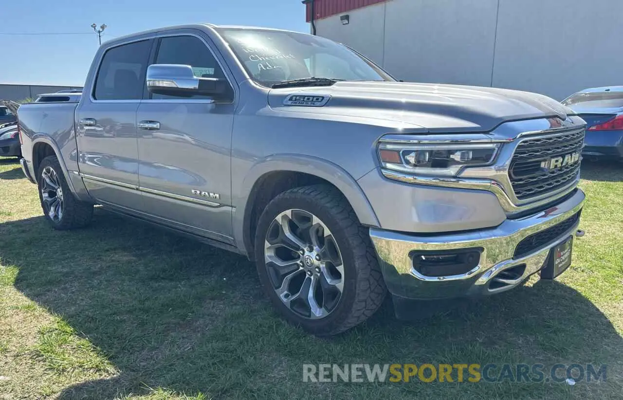 1 Photograph of a damaged car 1C6SRFHT5KN512415 RAM 1500 2019
