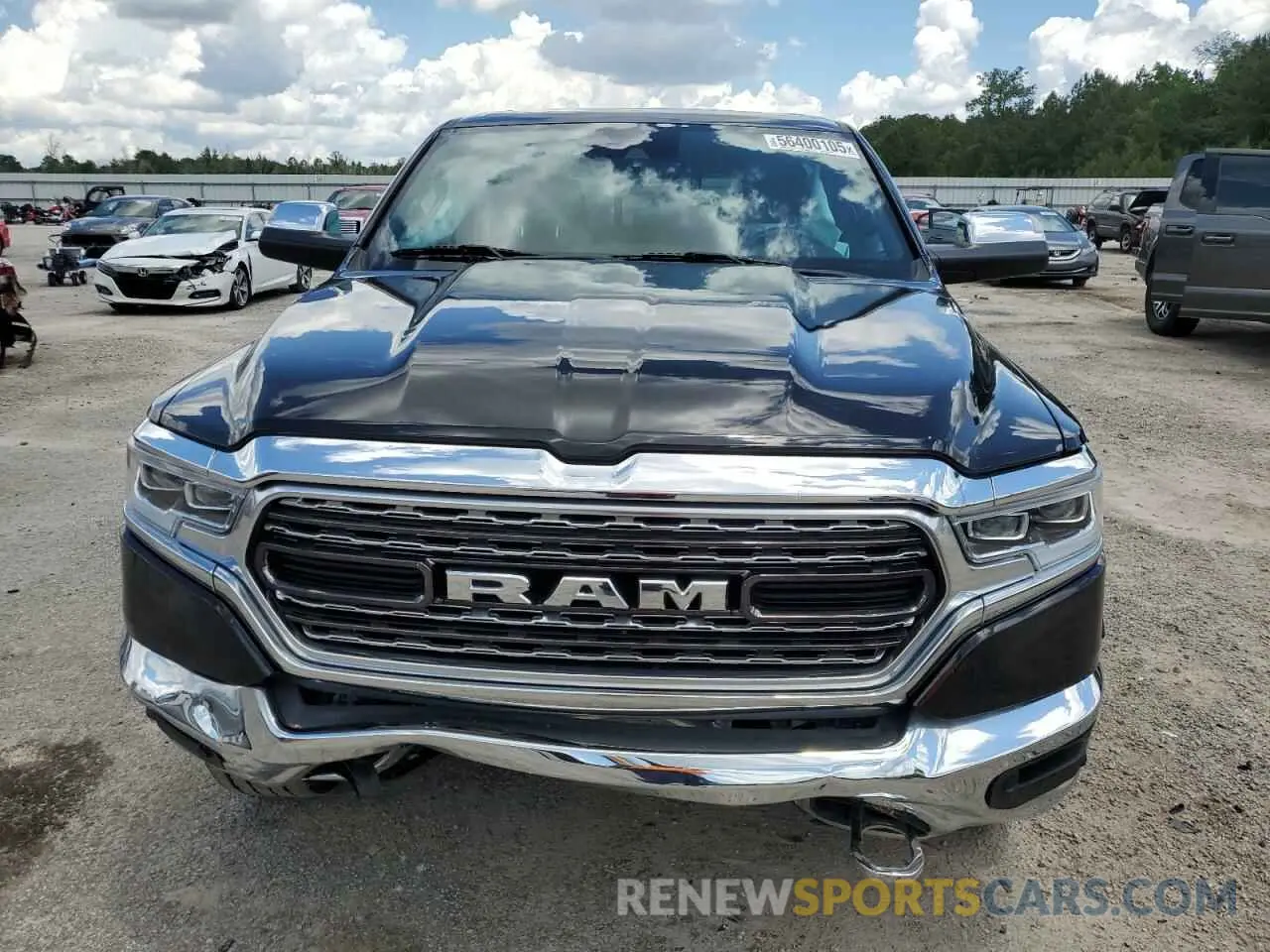 5 Photograph of a damaged car 1C6SRFHT5KN672830 RAM 1500 2019